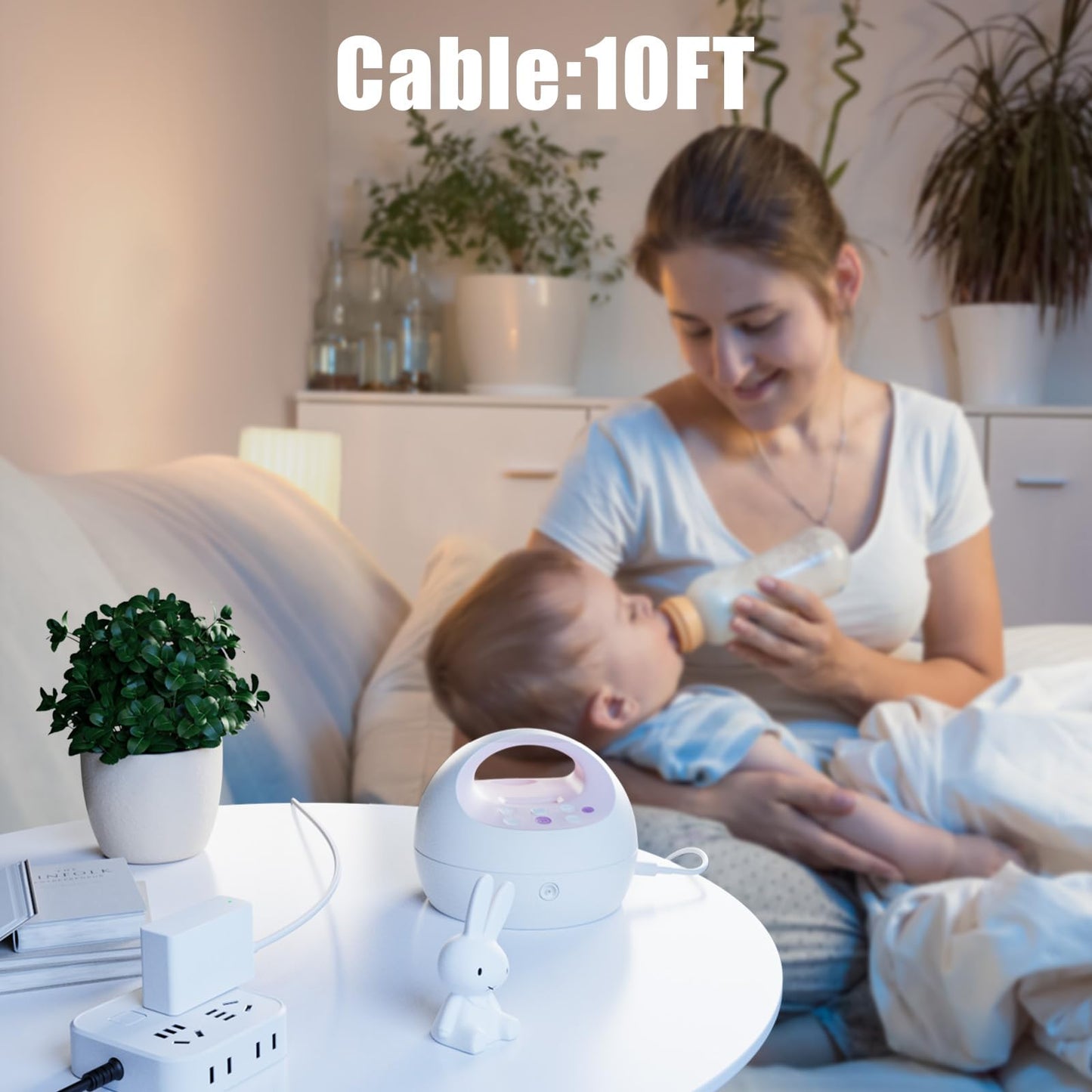Cargador de bomba Spectra y cable de alimentación para extractor de leche S1 S2 Plus, S3 Pro, adaptador de enchufe de cable de carga de 10 pies, repuesto SG Synergy Gold SPS100 SPS200 9 Plus M1 (FCC)
