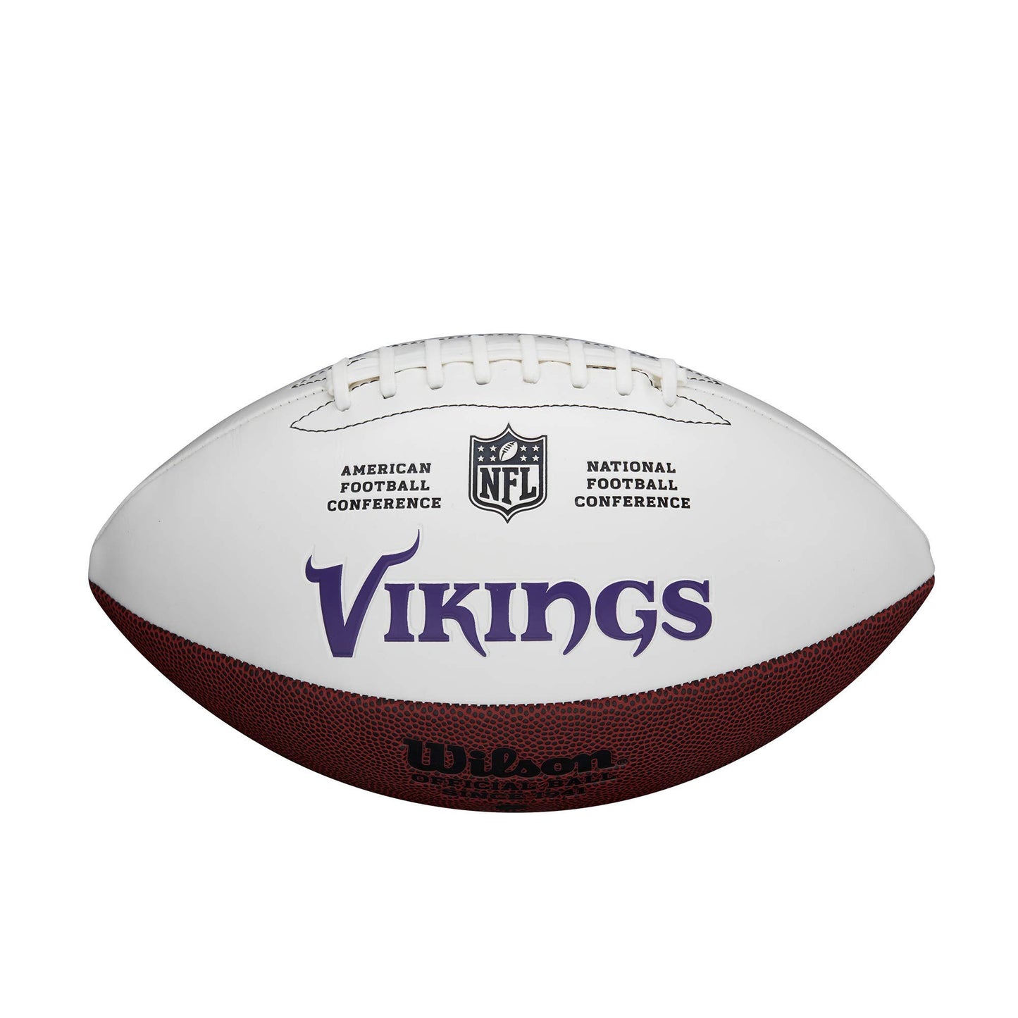 Pelota de Fútbol Wilson NFL Autógrafo, Minnesota Vikings, Talla Oficial