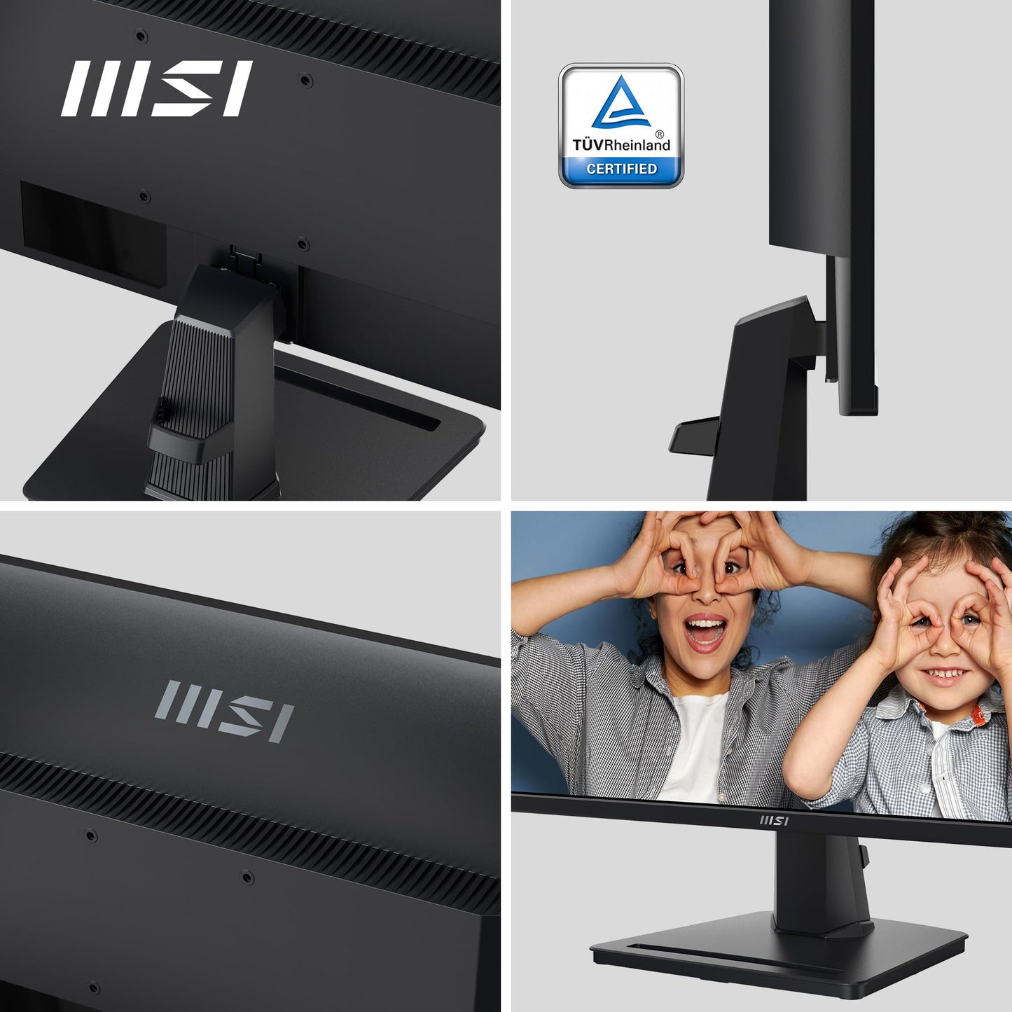 MSI Pro MP251 24.5" IPS 1920 x 1080 (FHD), 100Hz, sincronización adaptativa, HDMI, Puerto VGA, Montaje VESA, inclinación, Altavoz, 1 ms, Negro