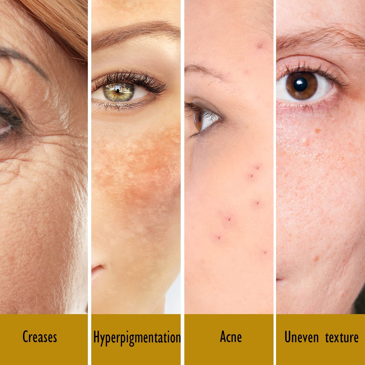 LaClaire 8% complejo suero facial de retinol – antienvejecimiento, brillo para el cuello y el suero facial ayuda a reafirmar, suavizar y nutrir la piel con ácido láctico, vitamina A y palmitato de
