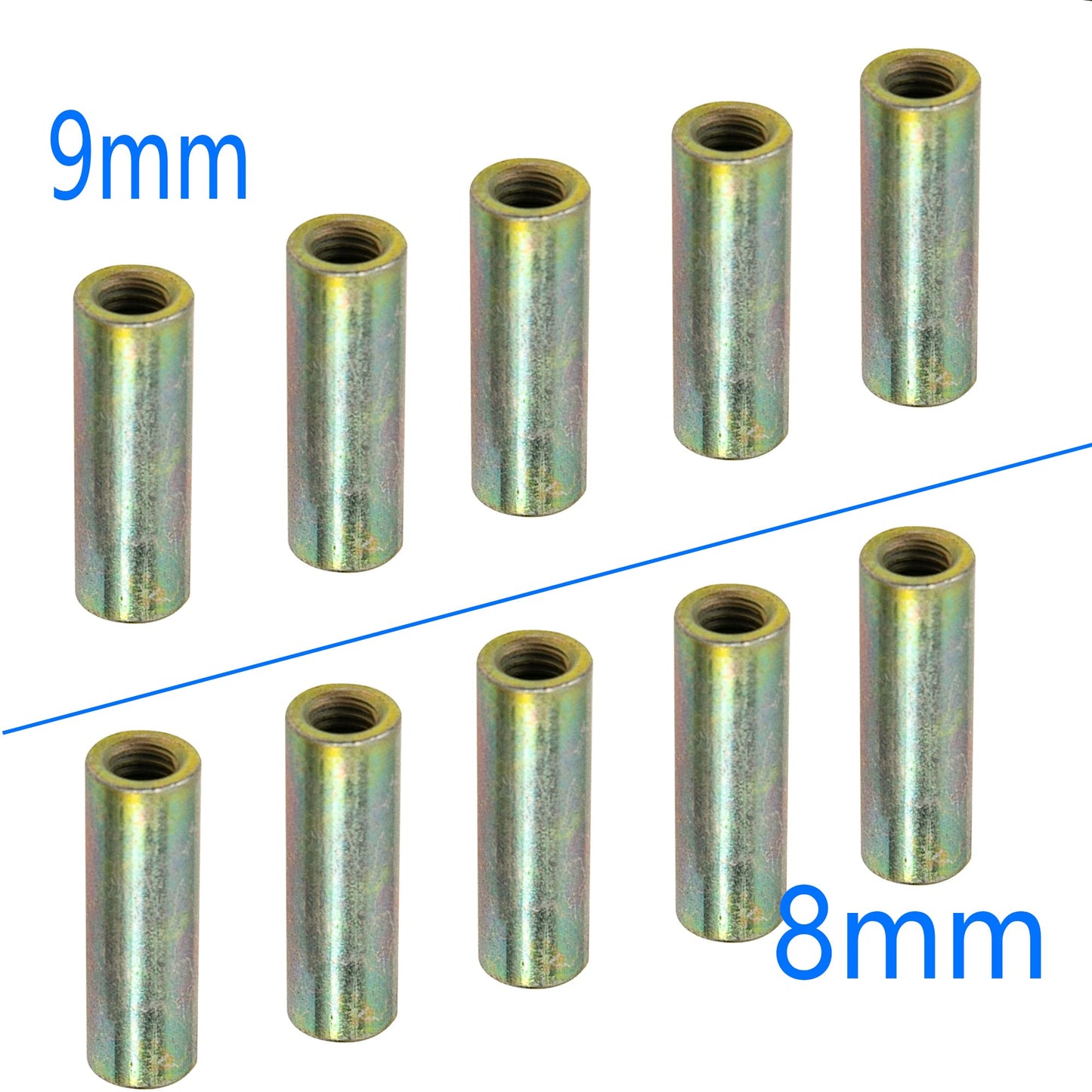 20 piezas Yootones para guitarra baja, hebilla de conexión de 8 mm, 9 mm, para guitarra eléctrica, bajo