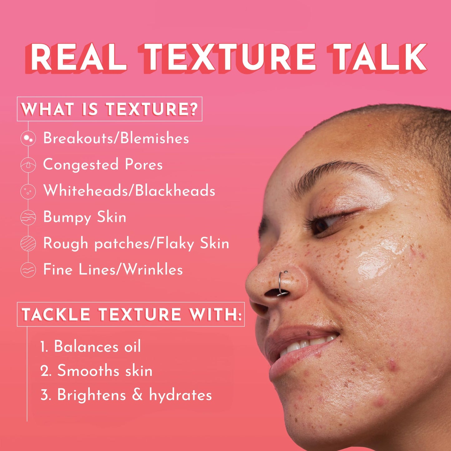 Glow Recipe Strawberry Smooth BHA + AHA Salicylic Acid Serum - Gentle Exfoliating Serum & Pore Minimizer Made with Mandelic, Azelaic Acid + Hyaluronic Acid - Clarifying & Calming Vegan Skincare (30ml)