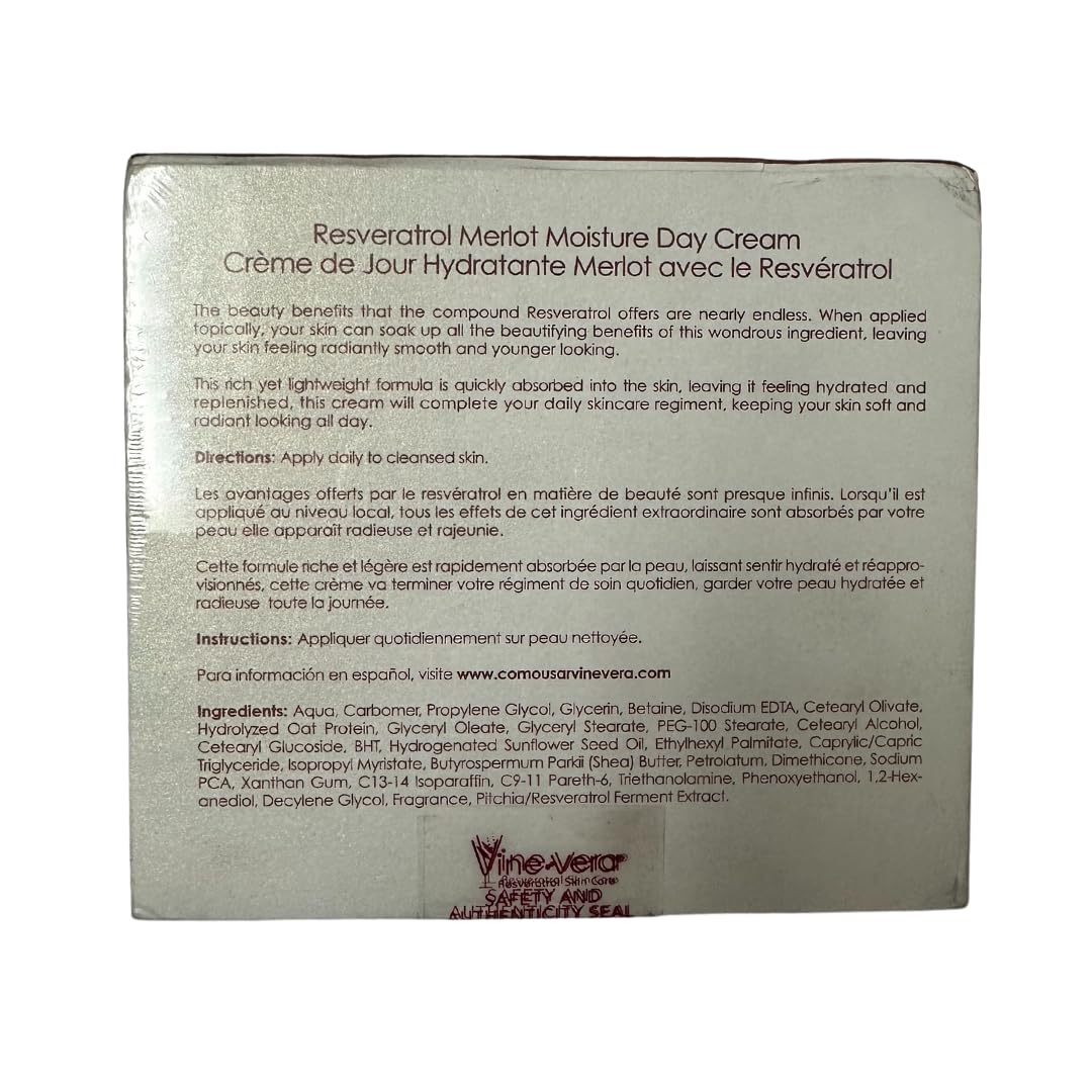 Crema de Día Vine Vera Resveratrol Merlot 50ml