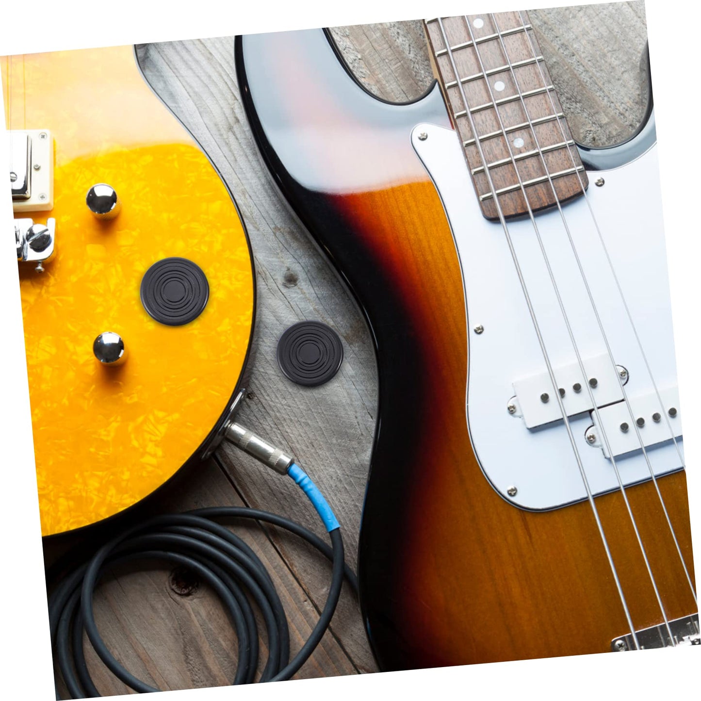HEMOTON 6 Uds De Guitarra Adornos De Pedal De Efecto De Guitarra Tapas De Efectos De Guitarra Efecto De Guitarra Tapas De De Pie Tapas De Pedal De Plástico Tapas De Plástico