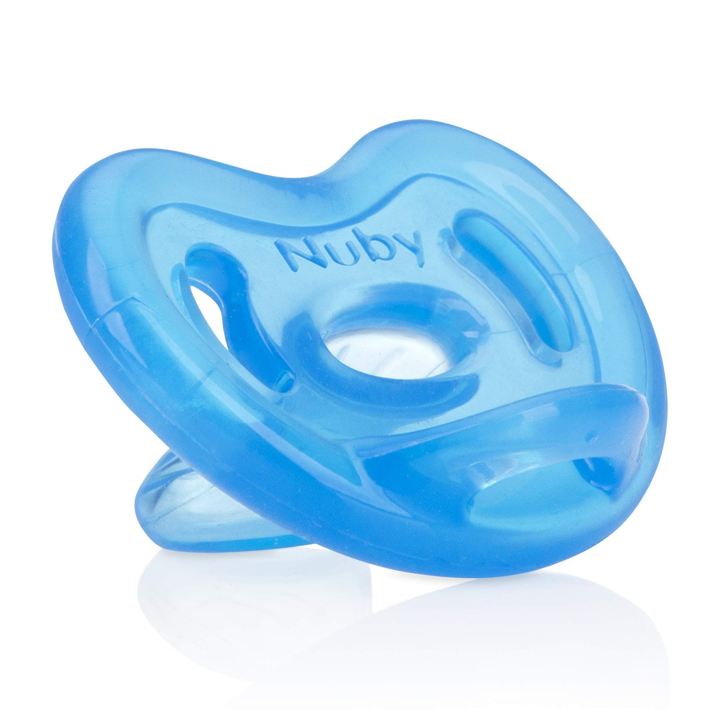 Chupón Ortodóntico Nuby Nûby Azul Aqua 100% Silicon para Bebés Niños