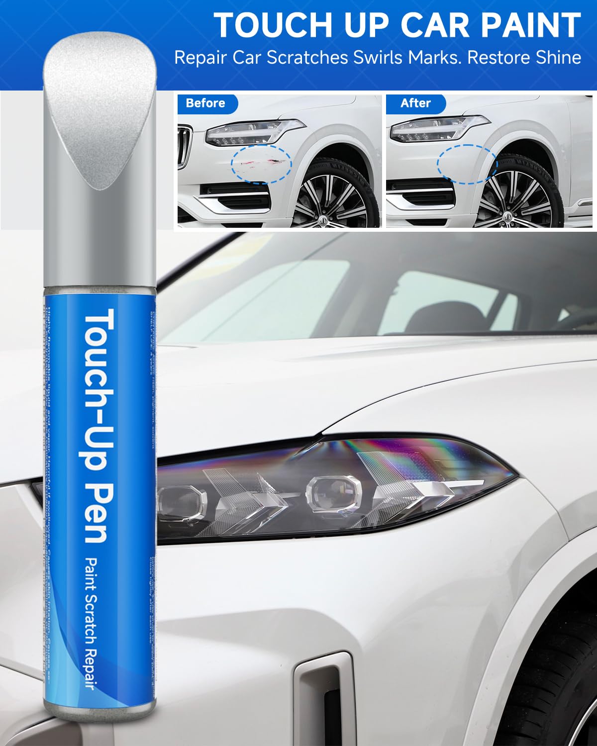 EBB Monarch - Pintura para retocar metálica naranja compatible con Nissan Exact Match - Reparación de arañazos de coche