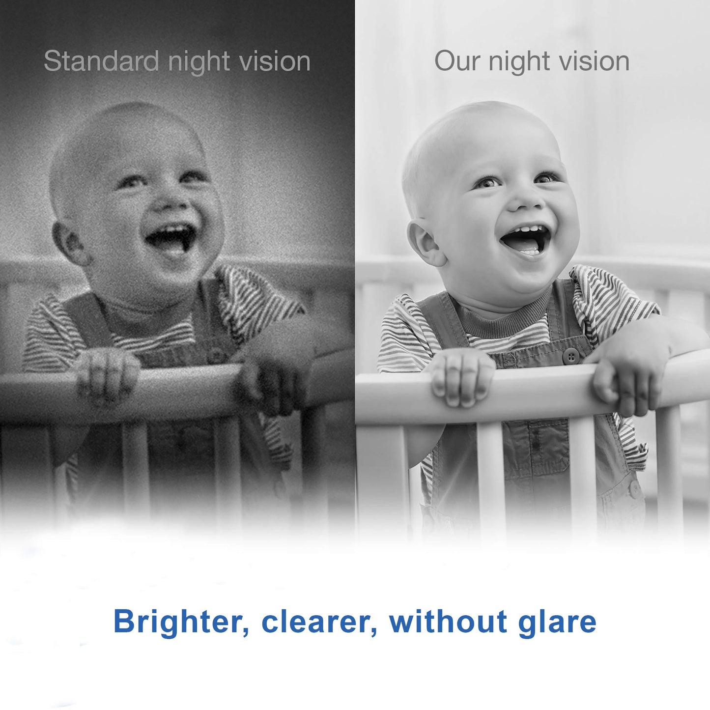 Monitor de Vídeo VTech Blanco con Batería de 19 Horas y Zoom Panorámico para Bebé