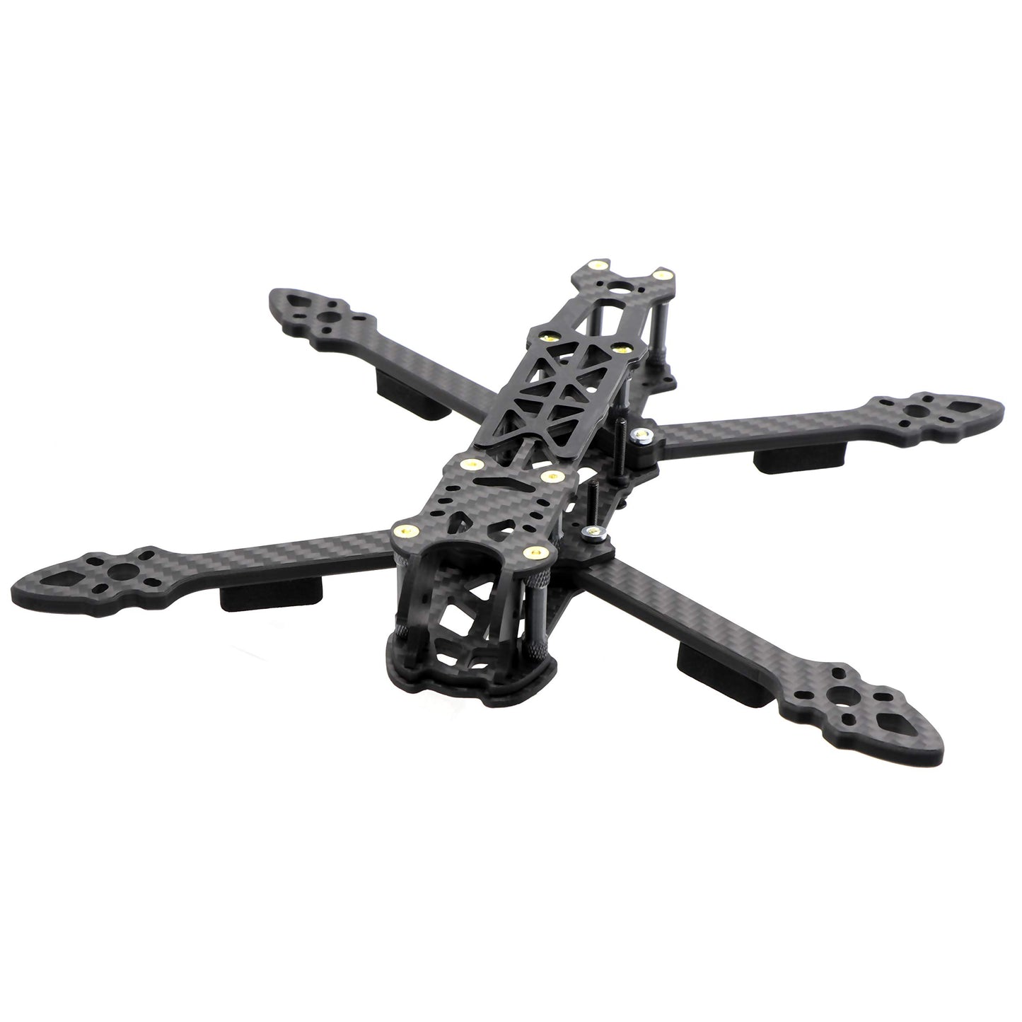 FPVDrone FPV Racing Drone - Marco de fibra de carbono de 5 pulgadas Quadcopter Freestyle Frame Kit con correa de batería Lipo