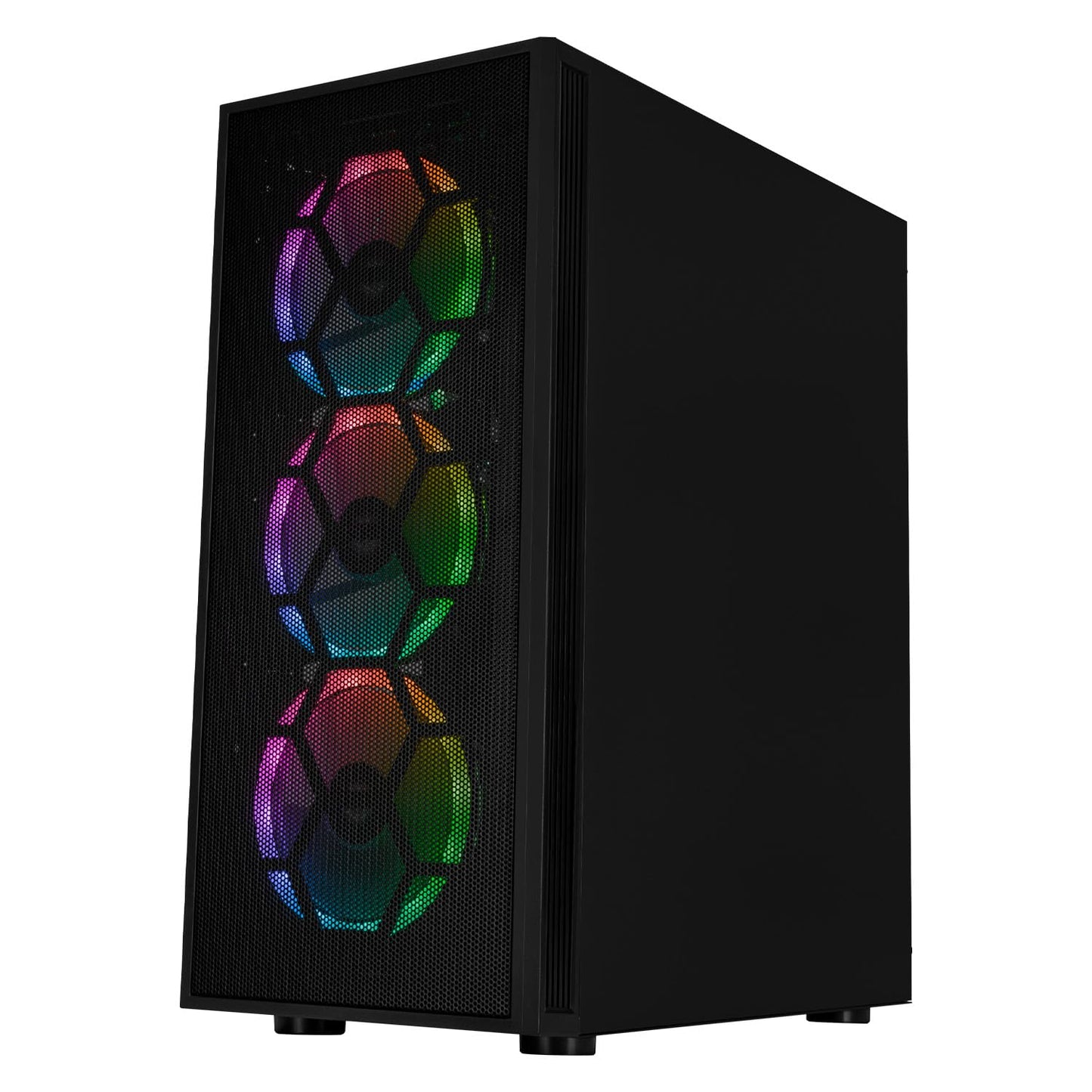 Computadora Xtreme Gaming AMD Radeon Vega Renoir Ryzen 7 5700G 16GB SSD 1TB Monitor Curvo 23.8 100Hz WiFi Mesh Negra