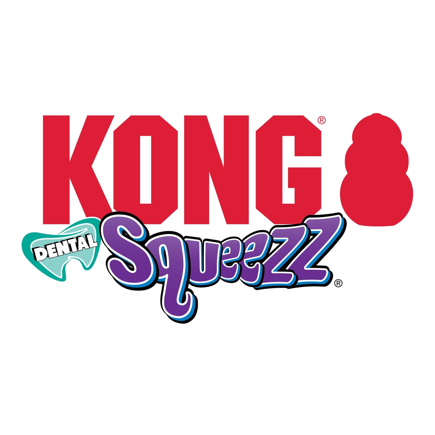 Kong Palo Dental Squeezz Mediano para Perro