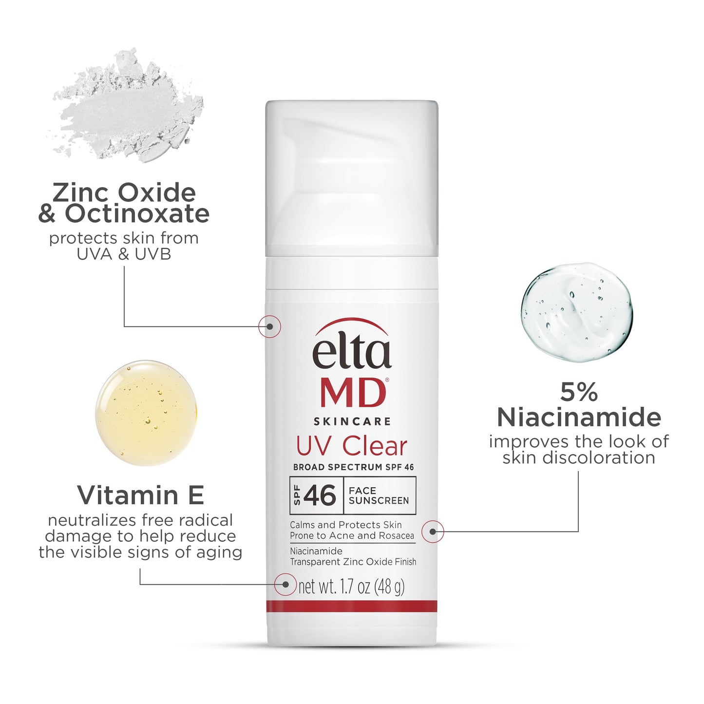 Eltamd Uv Clear Protector Solar Facial, FPS, 48 g
