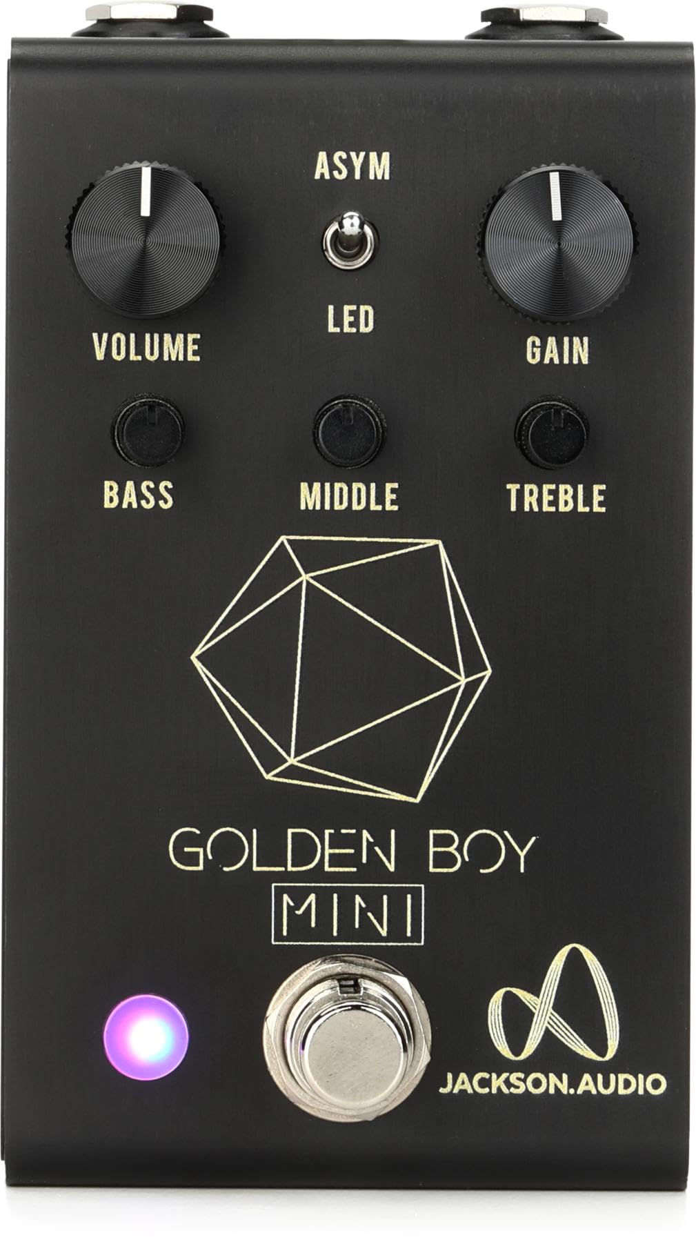 Jackson Audio dorado Boy Mini Overdrive, Negro, (gb blk)