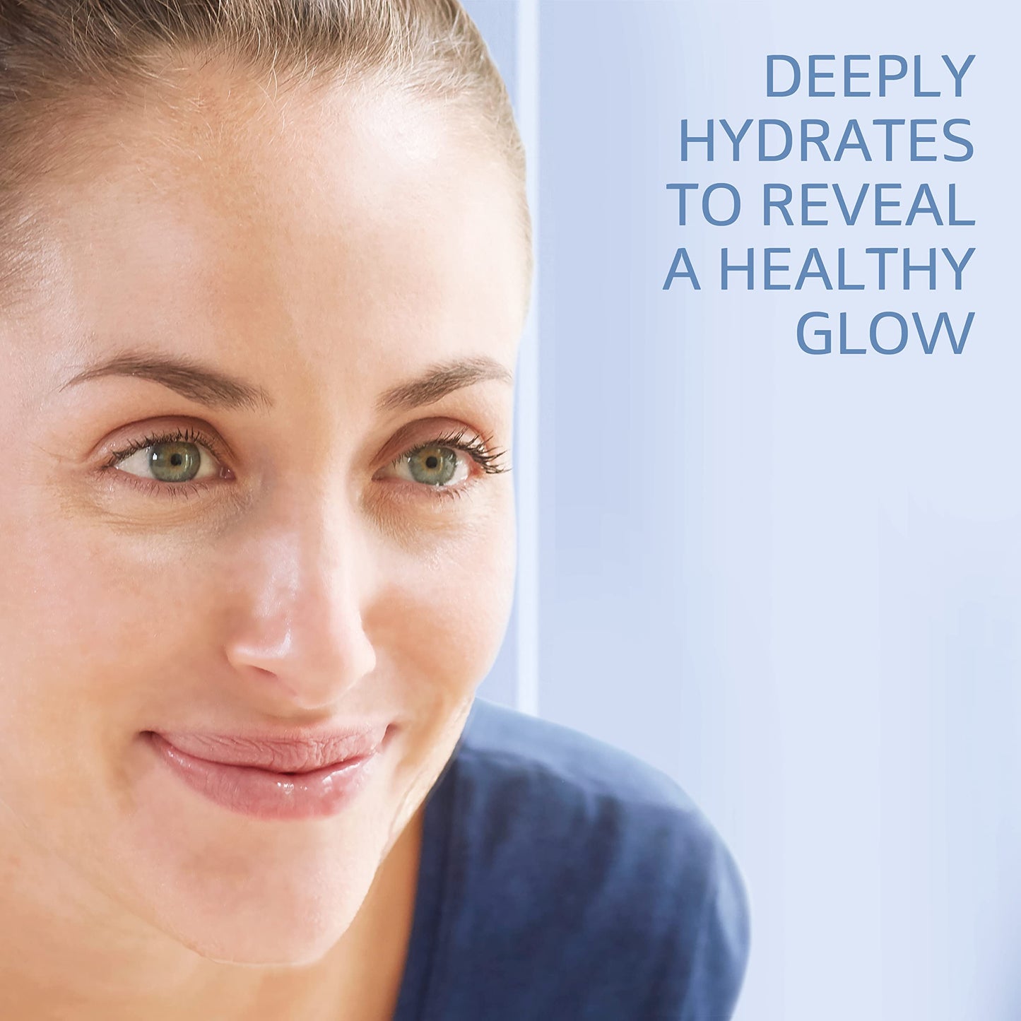 CETAPHIL Deep Hydration Healthy Glow Daily Face Cream, 1.7 oz, 48 Hour Dry Skin Face Moisturizer for Sensitive Skin, With Hyaluronic Acid, Vitamin E & Vitamin B5