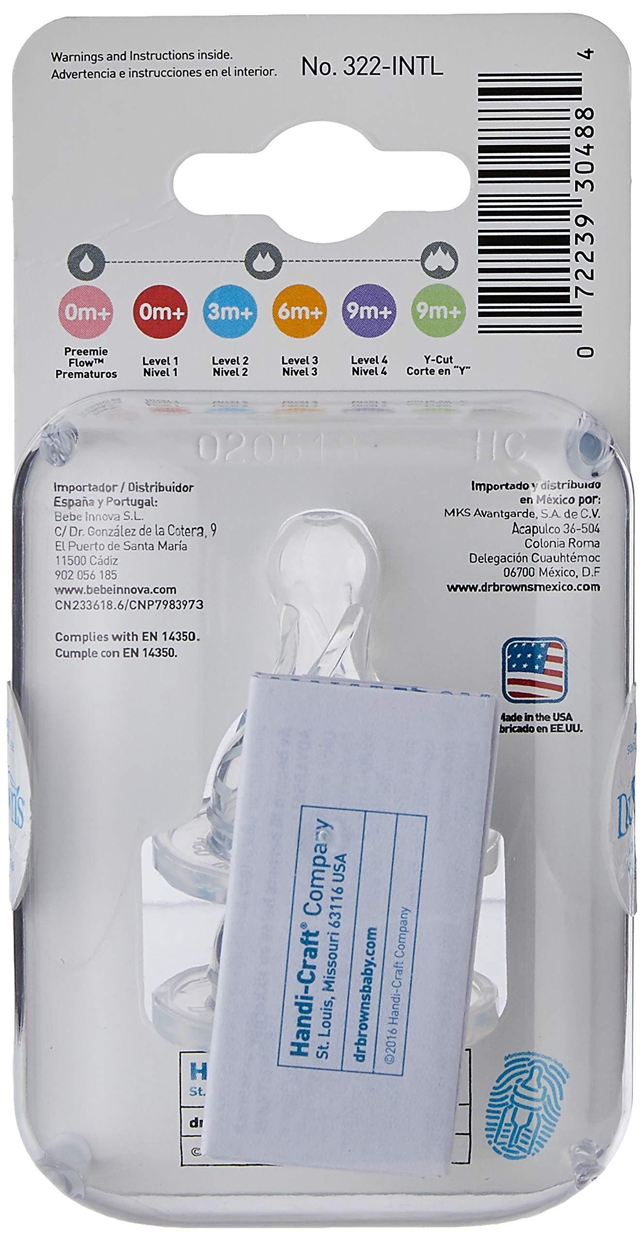 Tetina Nivel 2 Dr Brown's Estandar