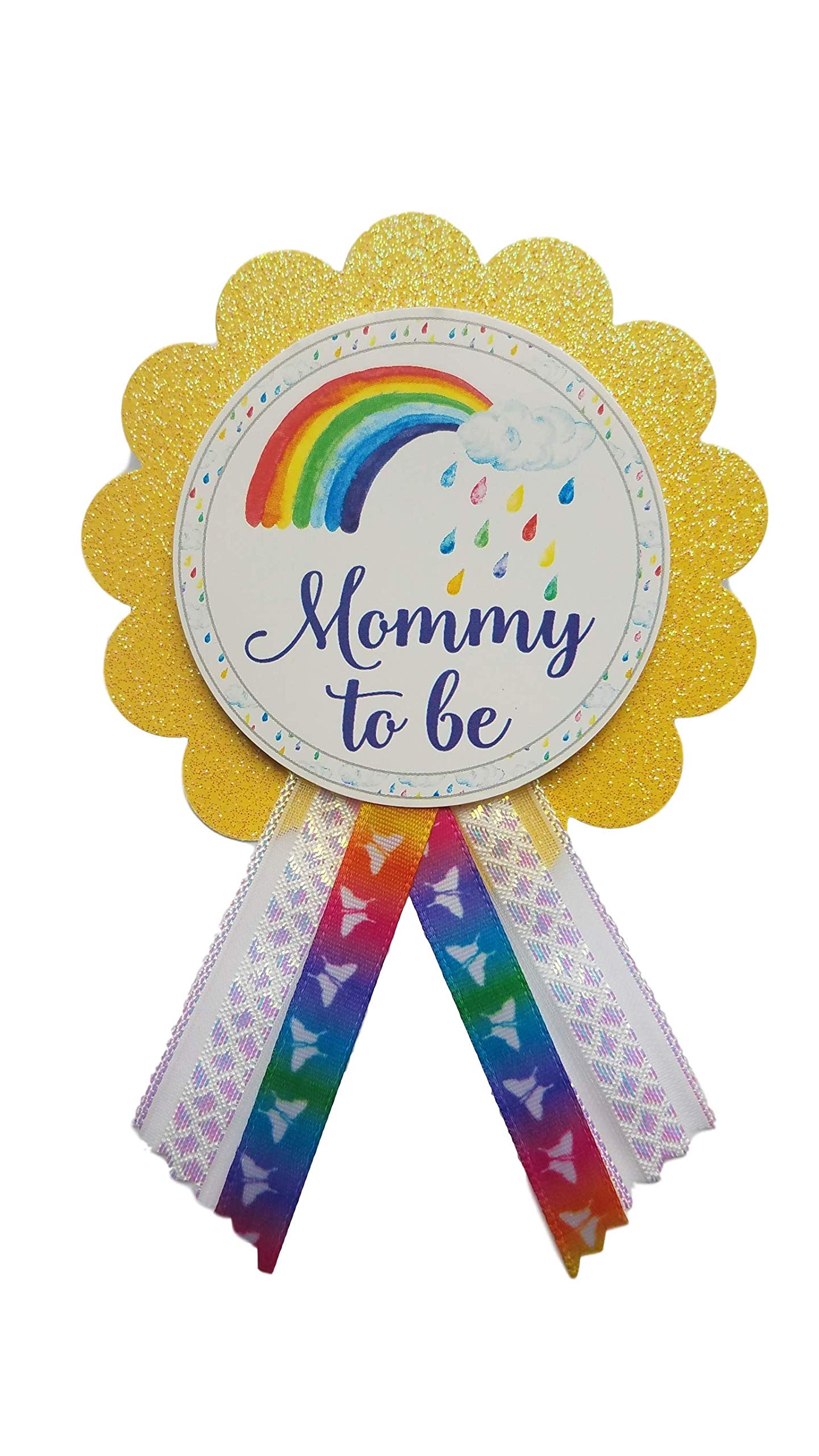 Mommy to Be & Daddy to Be Pin Rainbow Baby Shower Pin para que los padres usen, It's a Girl, It's a Boy Baby Sprinkle, One Size