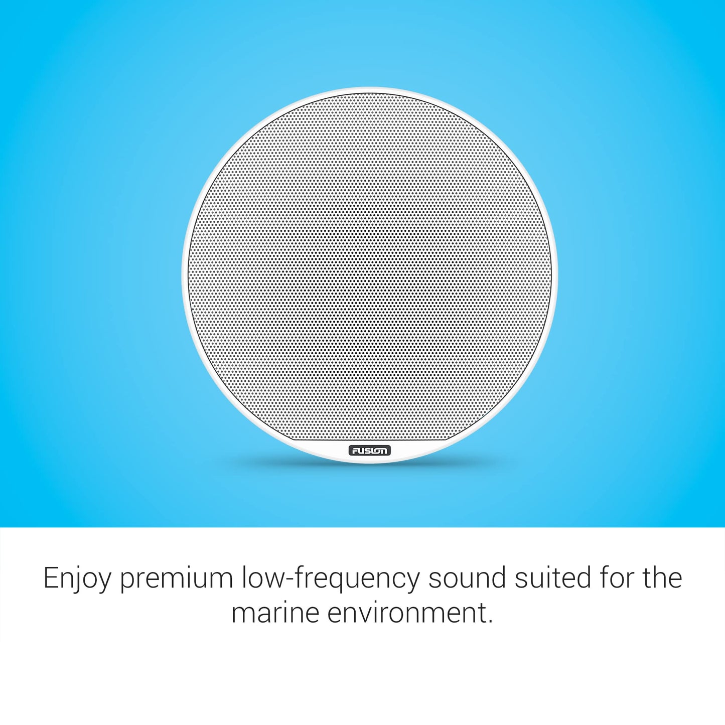 Garmin Fusion® Signature Series 3i Marine Subwoofers, 10" 600 W Classic White Marine Subwoofer