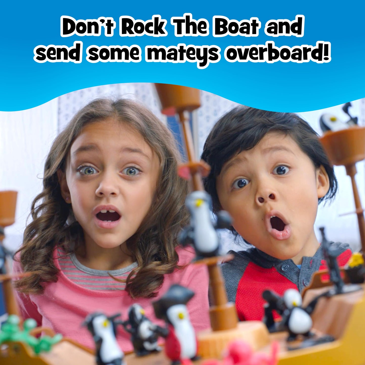 Juego de mesa Don't Rock the Boat - Juegos para niños, juegos familiares para niños y adultos, juegos de mesa para noche familiar, juegos de mesa multijugador, construye coordinación de manos y ojos,