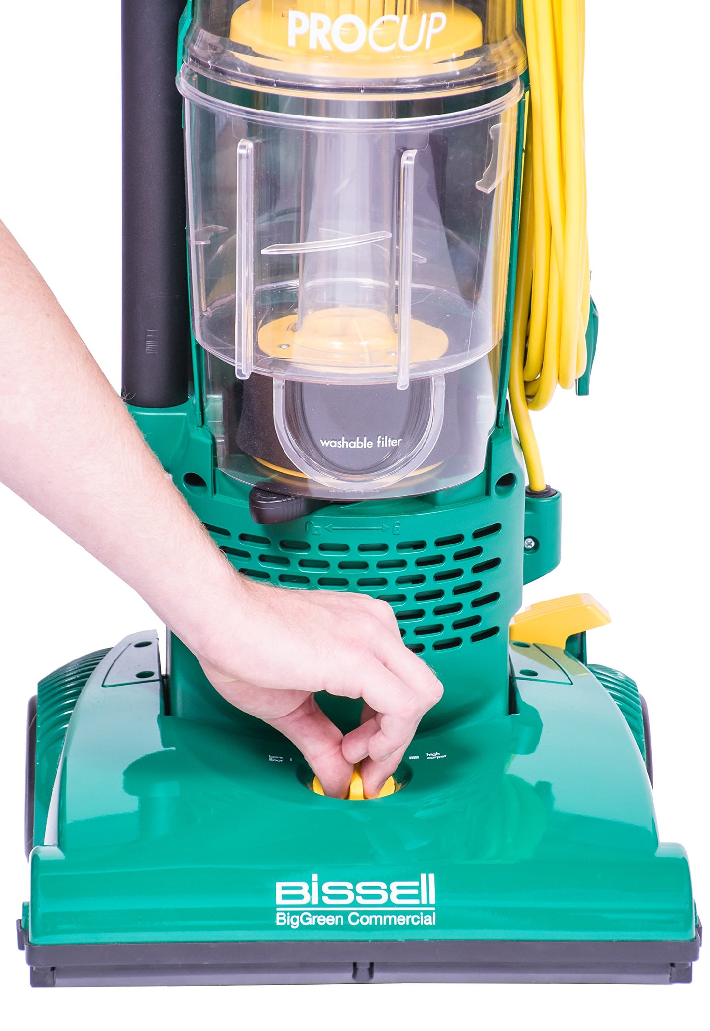 Bissell Commercial Pro - Aspiradora Vertical para Tazas, Color Verde