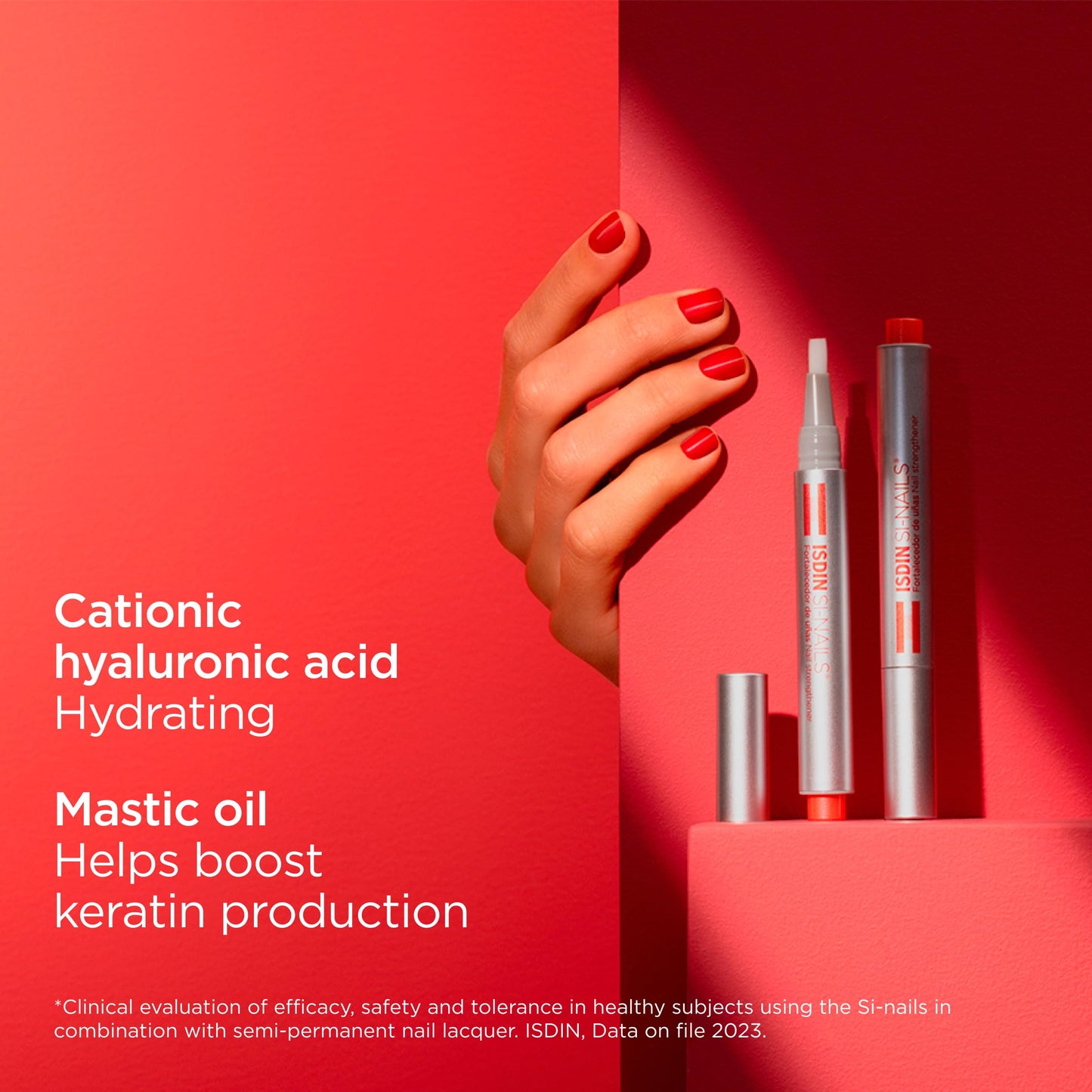 ISDIN SI-NAILS - Tratamiento de suero para cutículas con ácido hialurónico