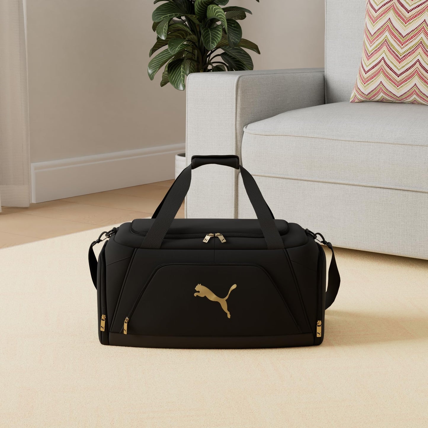 Bolsa de Lona PUMA Negro Oro Evercat Accelerator
