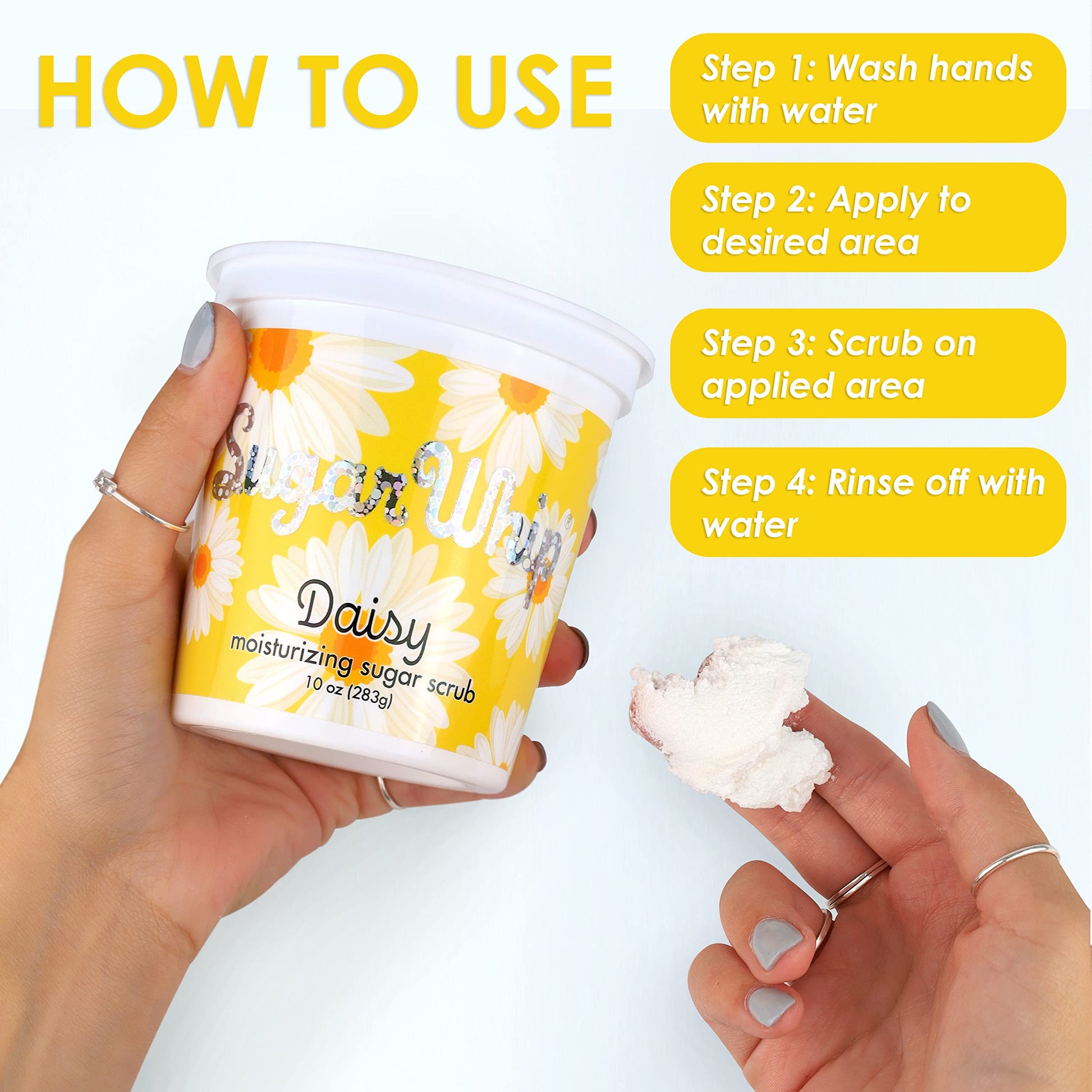 Azúcar Exfoliante Primal Elements Daisy 10 Ounce