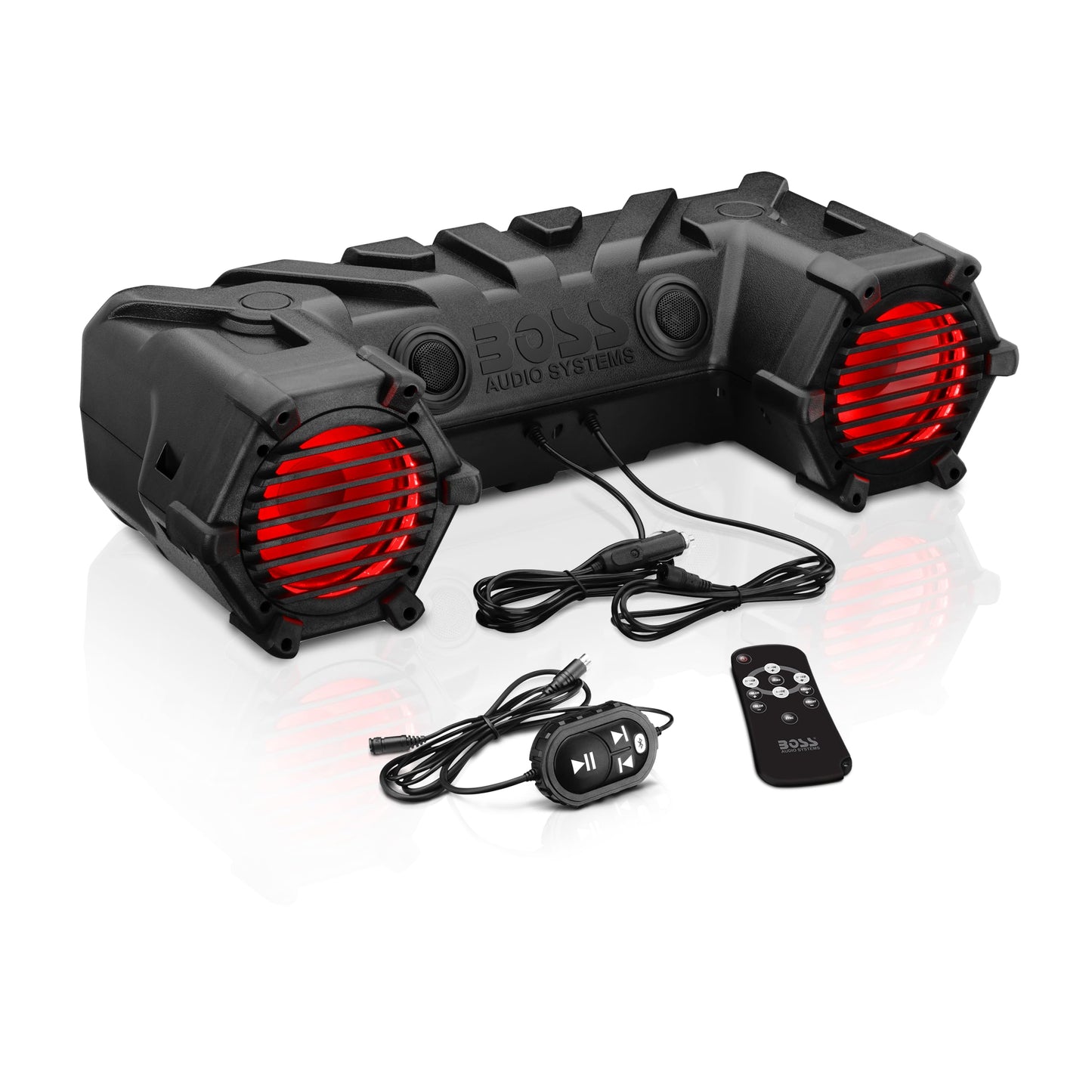 BOSS Audio ATV30BRGB All Terrain 450 Watt Sound System with Internal Amp 6 5 Speakers