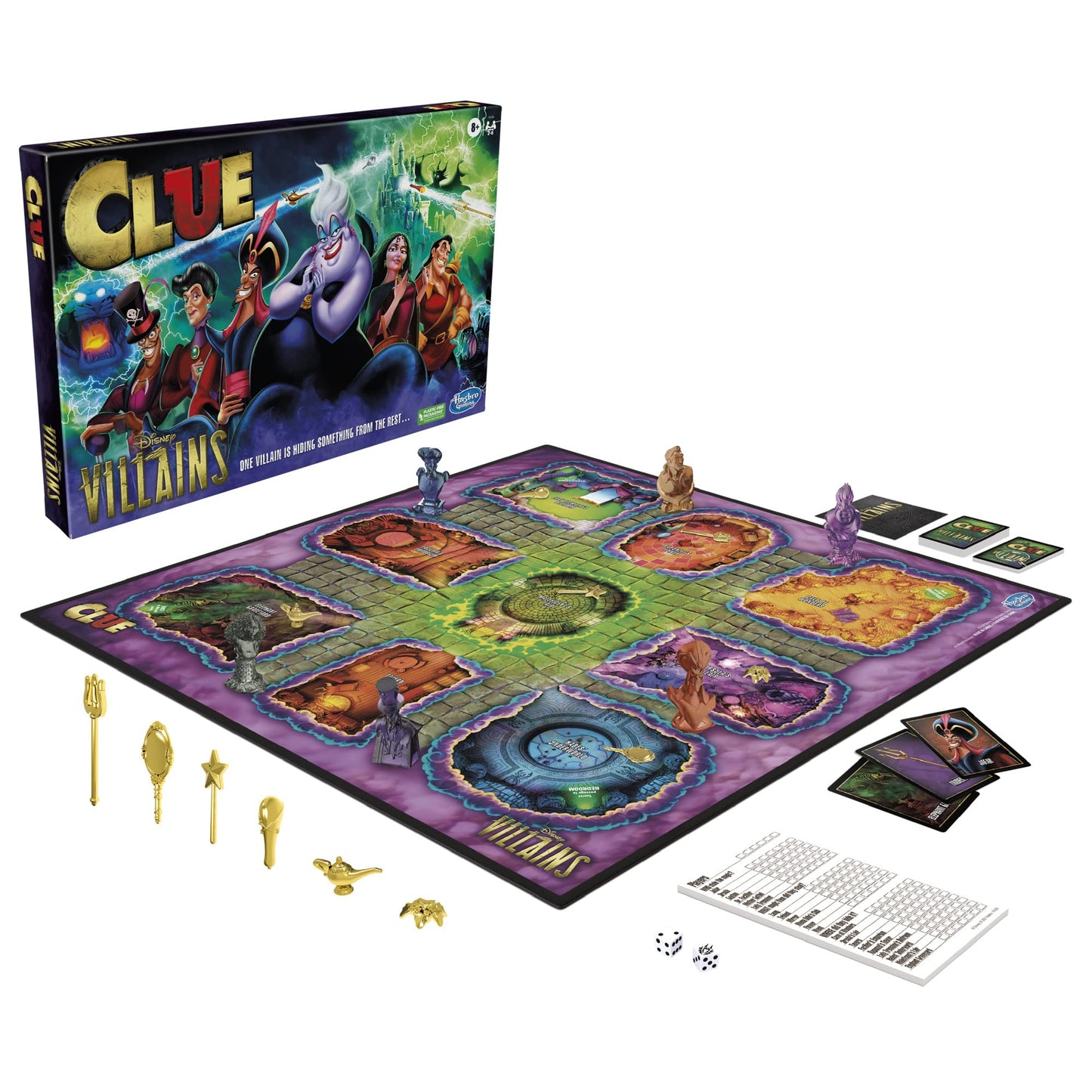 Hasbro Gaming Clue Disney Villains