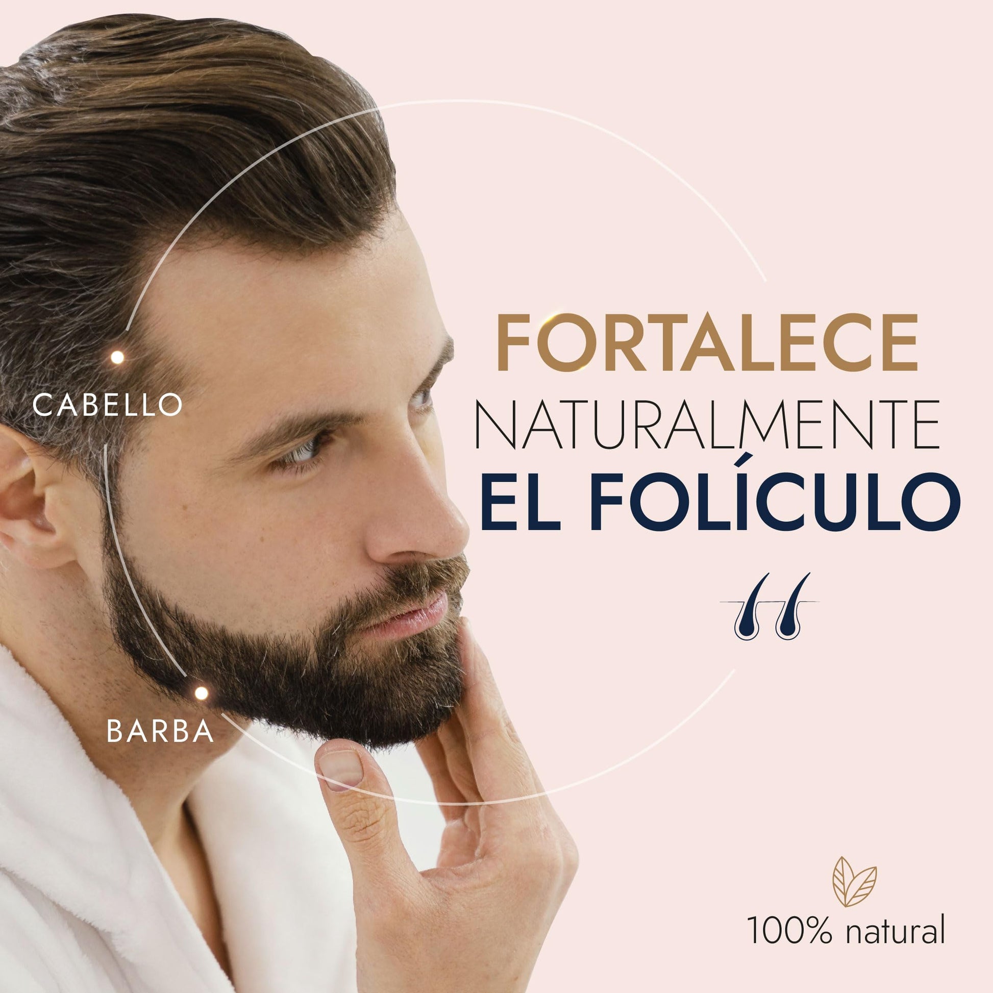 Hebbe - Aceite de Ricino 50 ml. 100% Puro, Hidratante y Antiinflamatorio, Ideal para Piel y Cabello