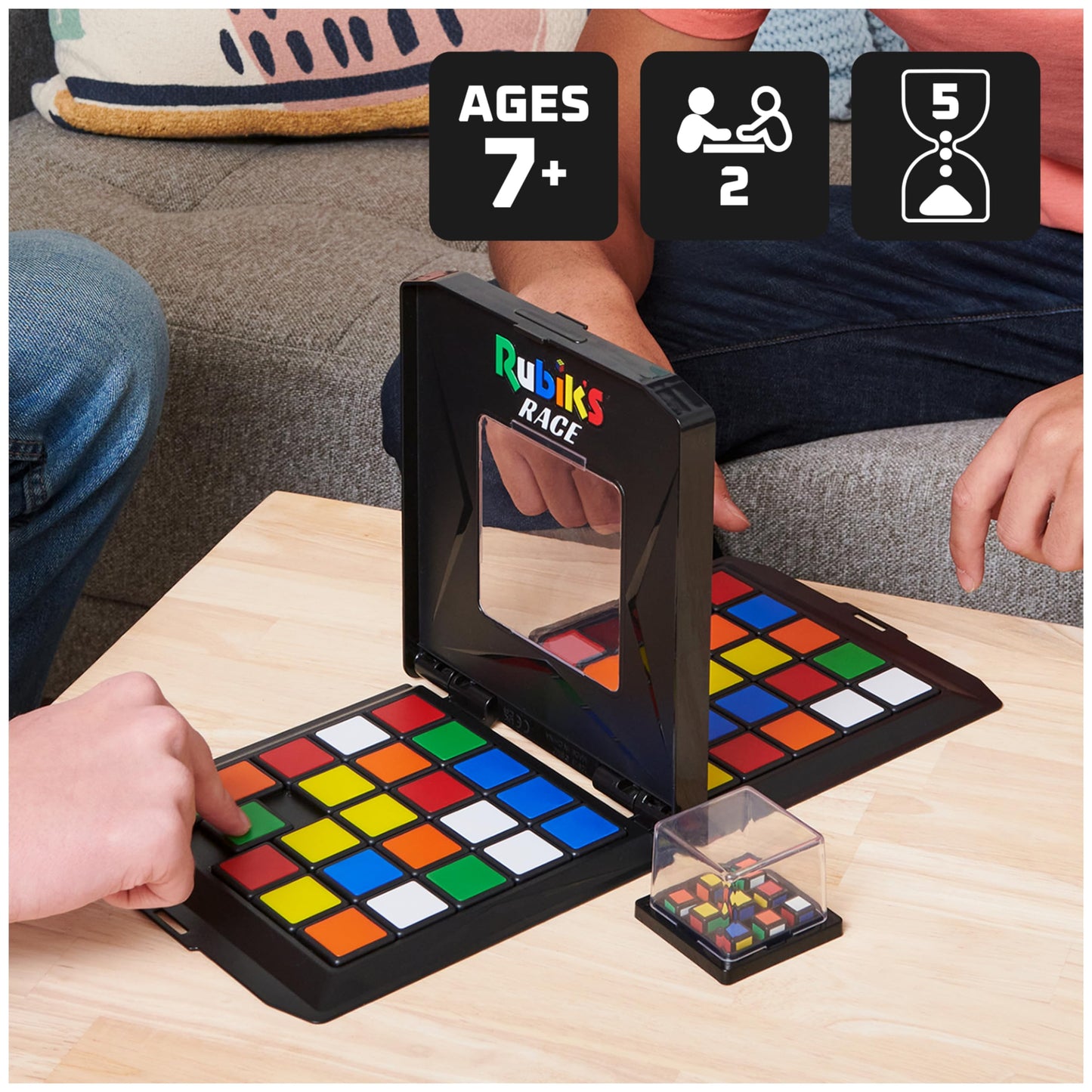 Juego de Mesa Rubik's rápido de Estrategia definitiva Carrera para Dos Jugadores