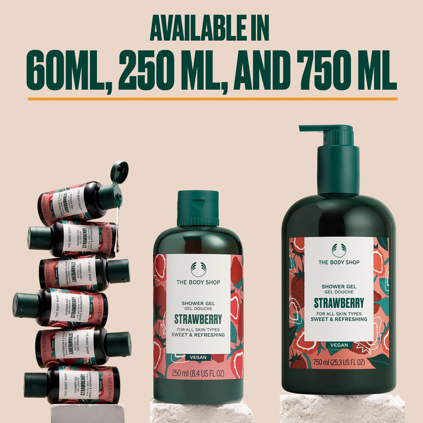 The Body Shop Strawberry Shower Gel, 250ml
