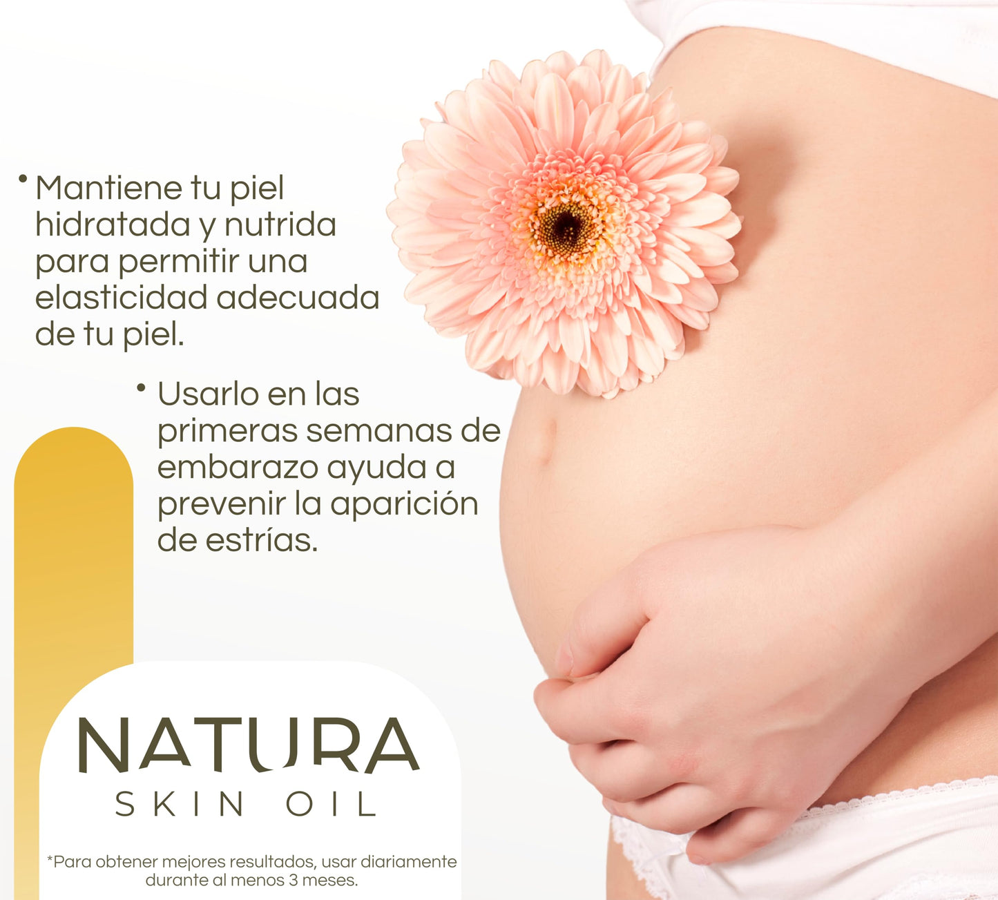 Aceite reparador para cicatrices y estrías - Aceite corporal Natura Skin 100 ml.