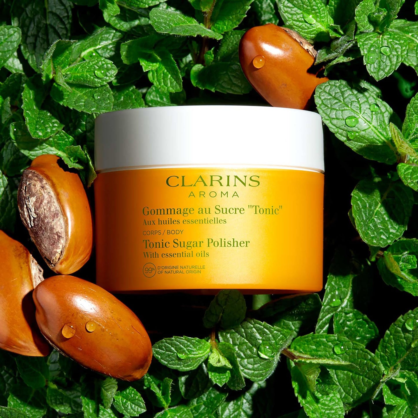Clarins, Exfoliante Corporal Tonic Sugar Polisher - 250 g