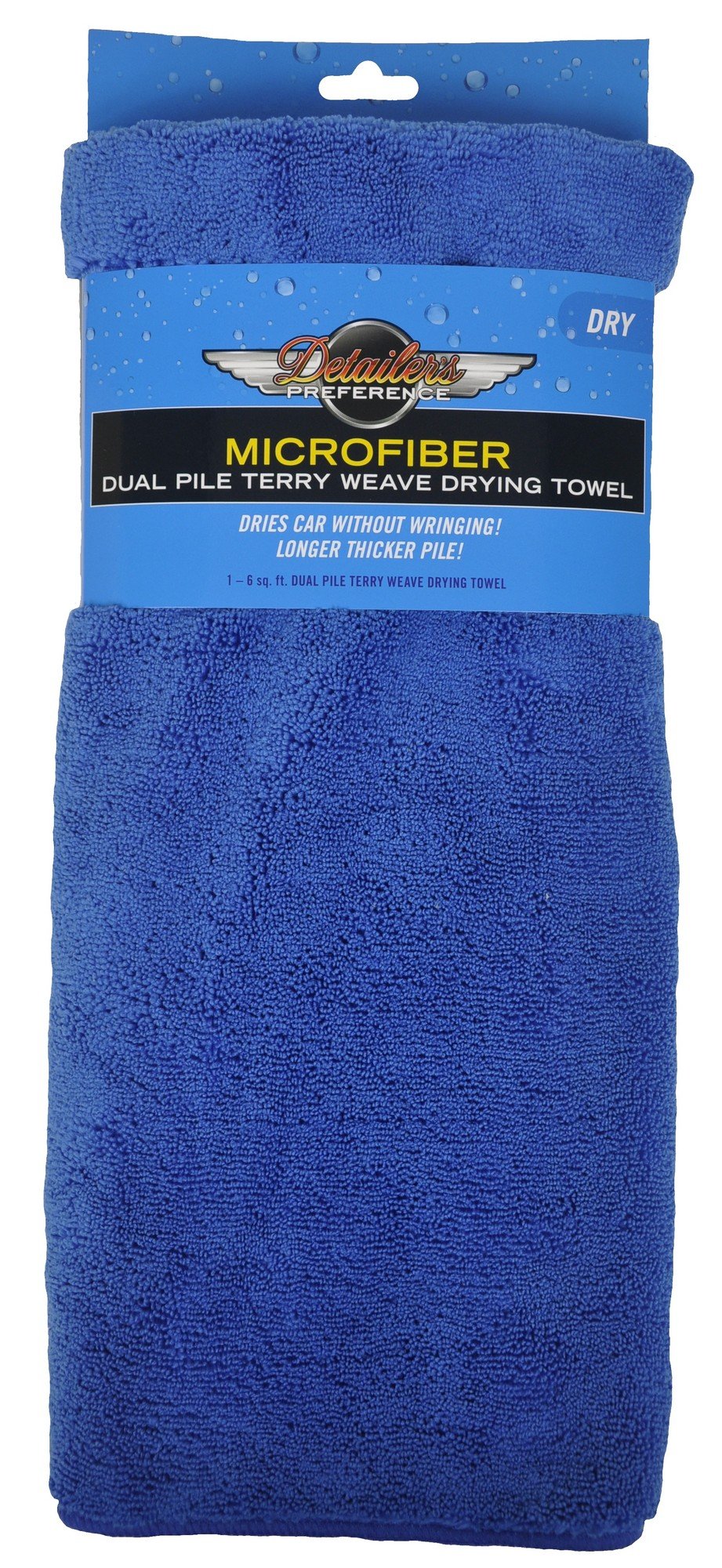 Detailer's Preference Toalla de Secado Grande de Microfibra de Doble Pelo (6 pies Cuadrados)