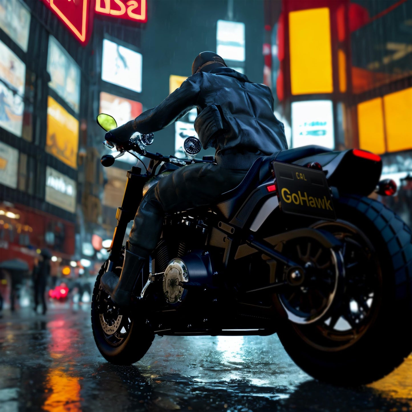 GoHawk - Altavoces Bluetooth para motocicleta con anillo LED, sistema estéreo impermeable de motocicleta de 4 pulgadas, amplificador integrado reproductor de audio de música con USB AUX para Harley