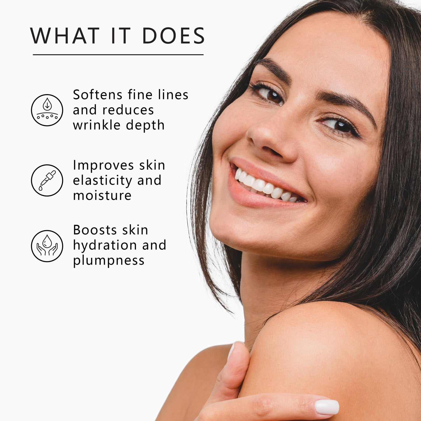 Suero Facial Asterwood Naturals Peptide 4 oz con Ácido Hialurónico Orgánico para Reducción de Arrugas