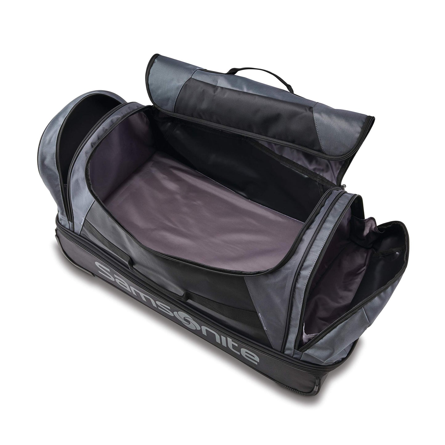 Bolsa de Lona Samsonite Riverrock Negra con Ruedas y Parte Inferior Abatible 32 Pulgadas