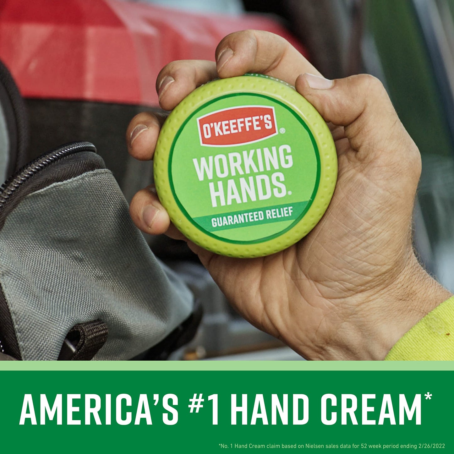 O'Keeffe's Working Hands - Crema para manos, frasco de 100 ml, frasco, 1 unidad, naranja, verde (Orange, Green)