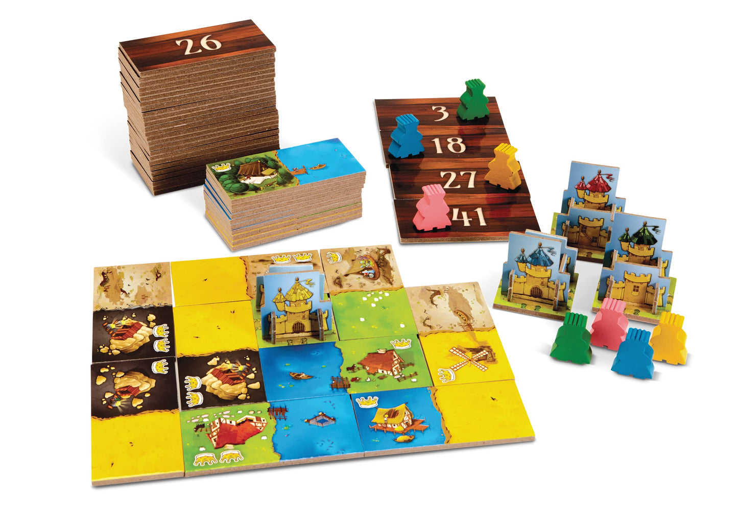 Blue Orange Games Kingdomino Award Winning Family Strategy Board Game