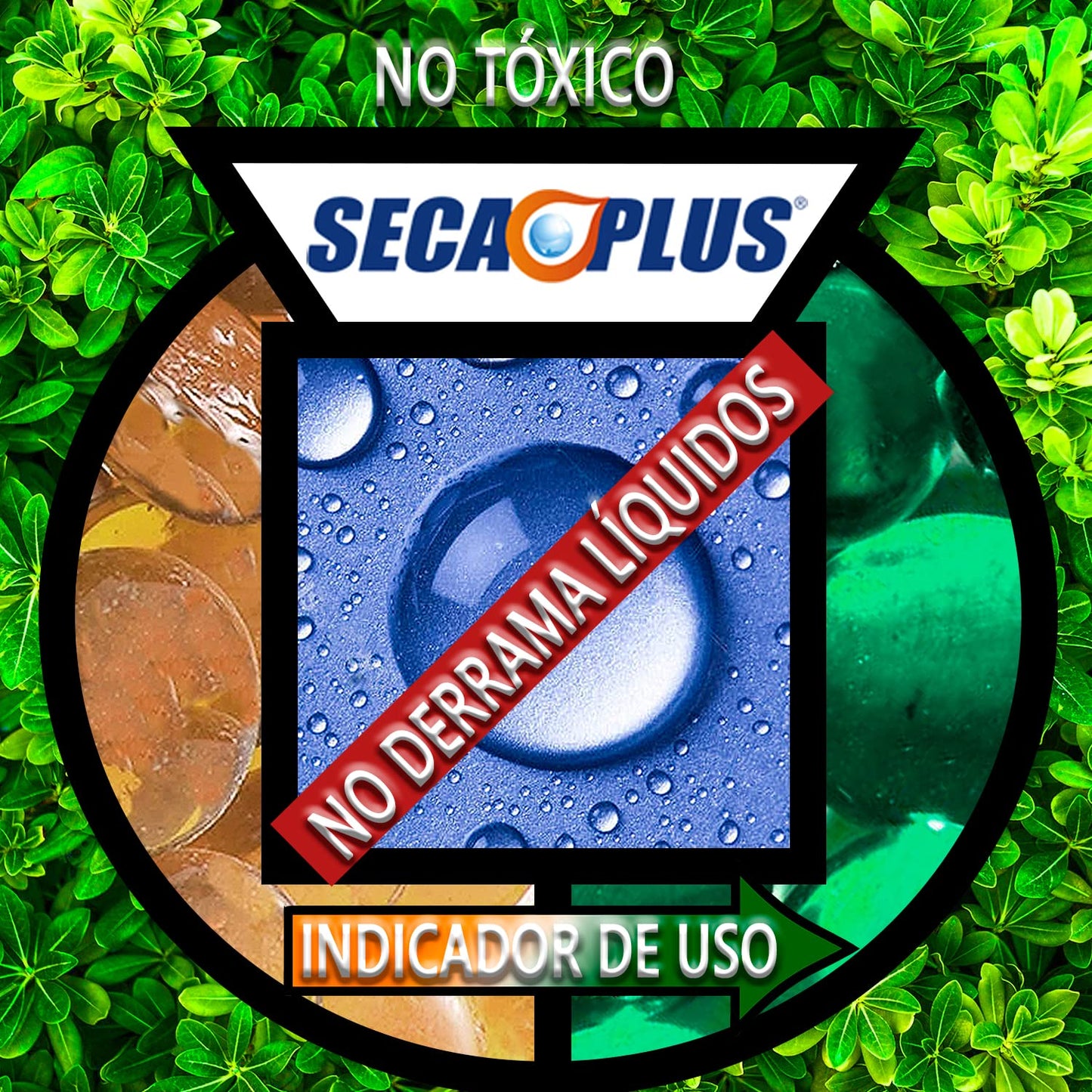 Absorbedor de Humedad Gel de Sílice 50gr Con Indicador de Humedad