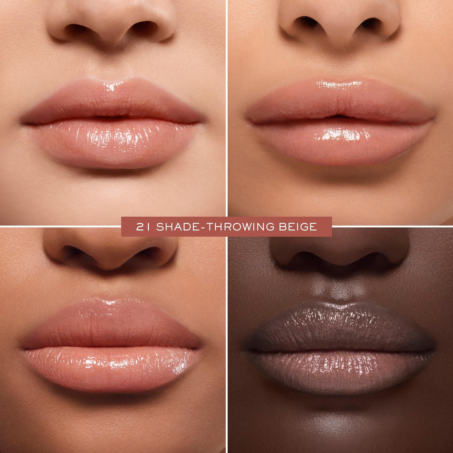 Lancôme Idôle Lip Butterglow, Bálsamo Labial con Color, Cuida, Hidrata e Ilumina con su Textura Ligera, Con 12% Escualano y Ceramidas, 21 Throwing Beige, 3 g