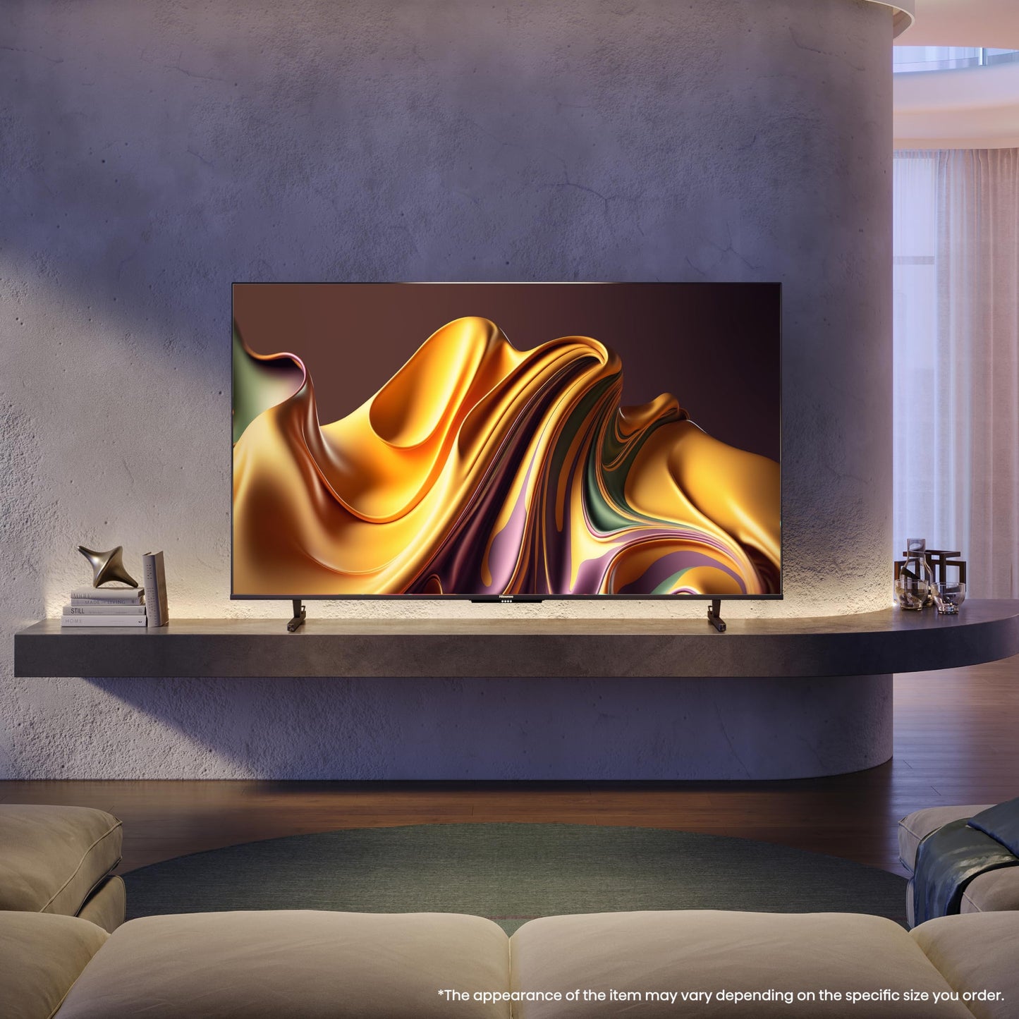 Hisense Television U8N Pantalla 55 Pulgadas,Mini-LED Smart Google TV UHD 4K,Control Remoto por Voz con Alexa,Modo de Juego Pro de 144 Hz,Hi-View Engine Pro, mira TV en Vivo sin Cable