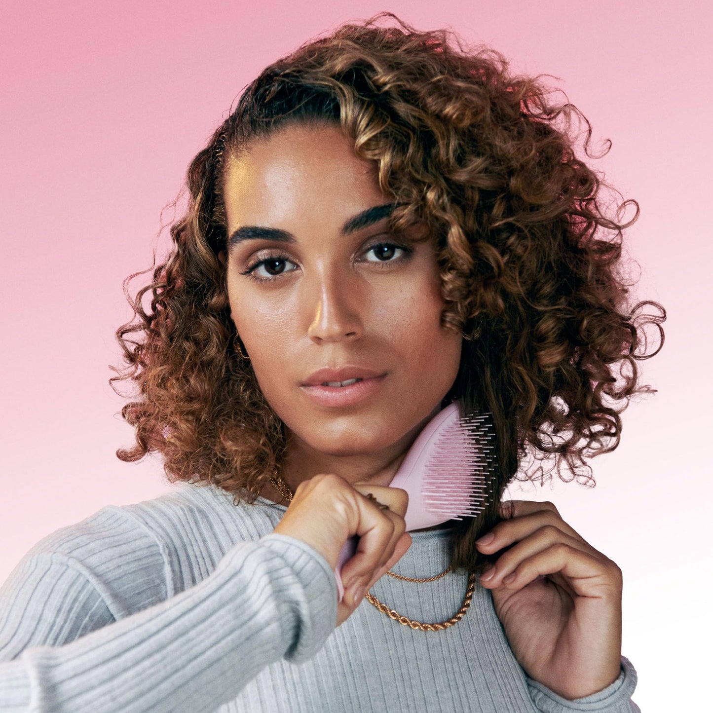 Nuevo Cepillo para Cabello Tangle Teezer Wet Detangling Raspberry Rouge