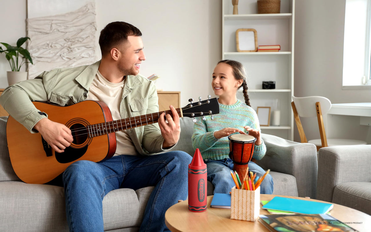 Bocina Bluetooth Crayola Inalámbrica Portátil 20W Sonido HD para Niños