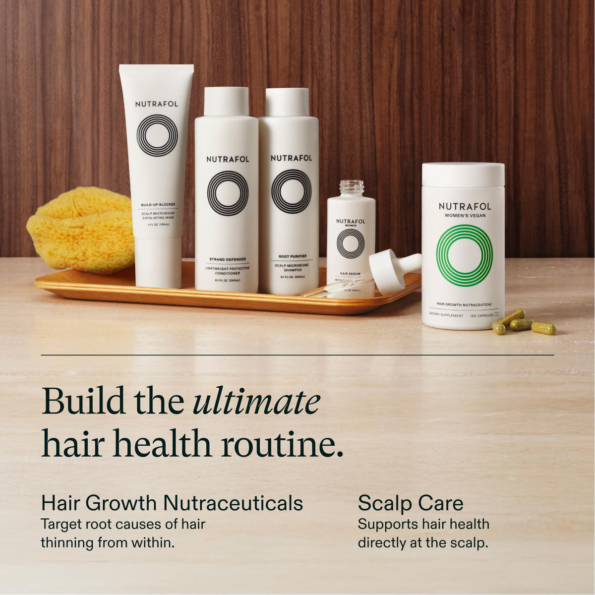 Champú Nutrafol Transparente Hidratante y Fortalecedor para Cabello y Cuero Cabelludo