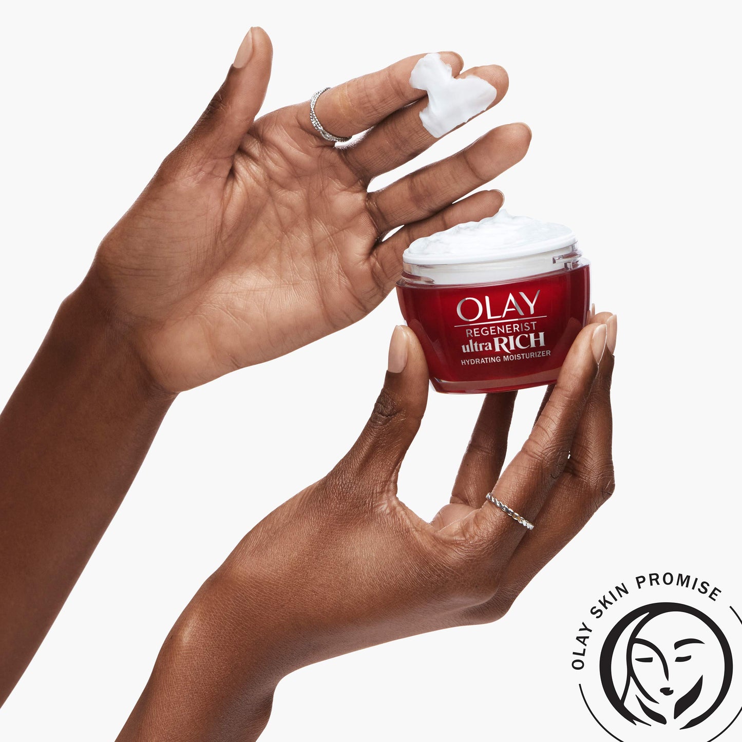 Olay Regenerist Ultra Rich Face Moisturizer with Vitamin B3+, Amino Peptide & Shea Butter, 1.7 Oz + Whip Face Moisturizer Travel/Trial Size Gift Set