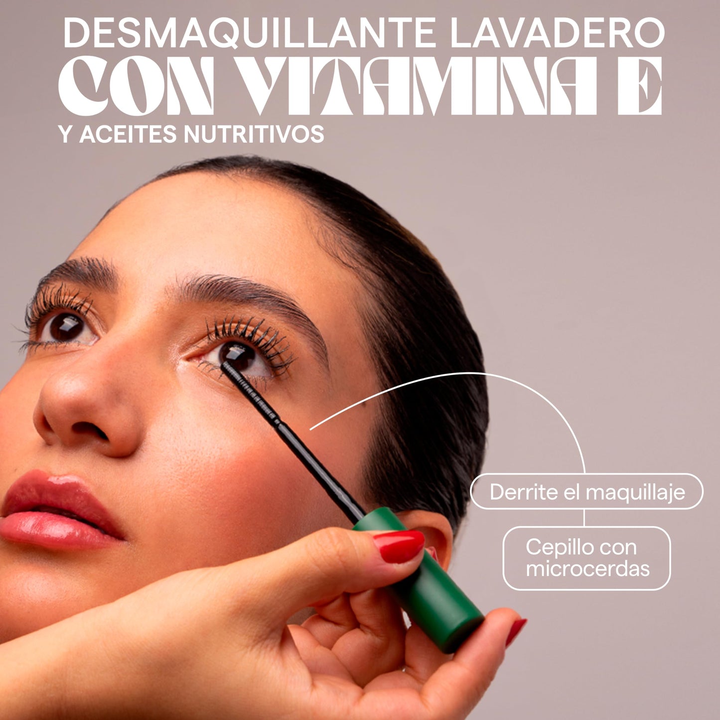 SARELLY CREATIVO LAB | Kit Mascara de Pestañas Long Cow Lashes + Desmaquillante de Ojos Lavadero | Completa tu Cosmetiquera de Viaje - Cosmetiquera para Maquillaje y Bolsa de Maquillaje | Kit Skincare