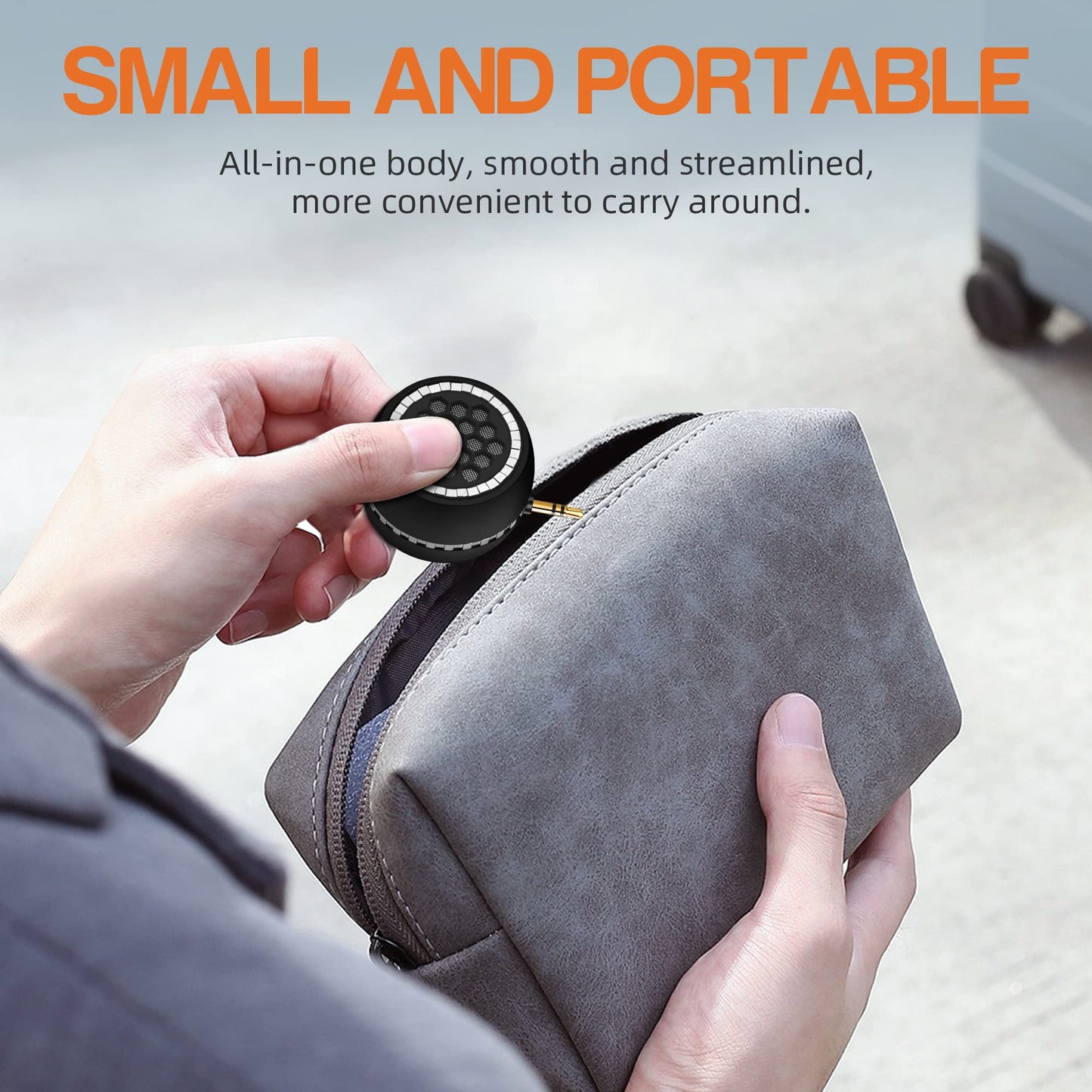 FIYAPOO Mini altavoz portátil, altavoz de 3 W para teléfono celular con interfaz de audio AUX de 3,5 mm para smartphone/tablet/computadora