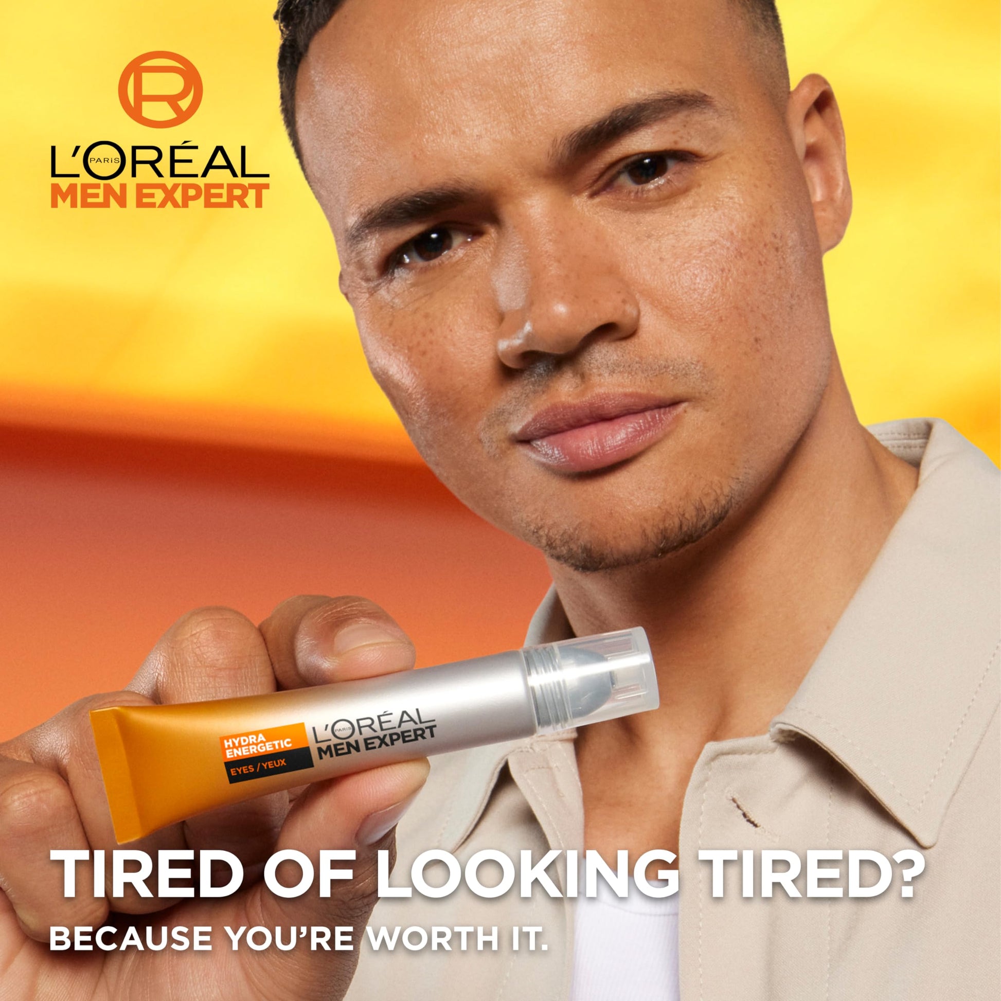 L'Oreal Paris Roll On Crema para Ojos, Men Expert, 10 ml