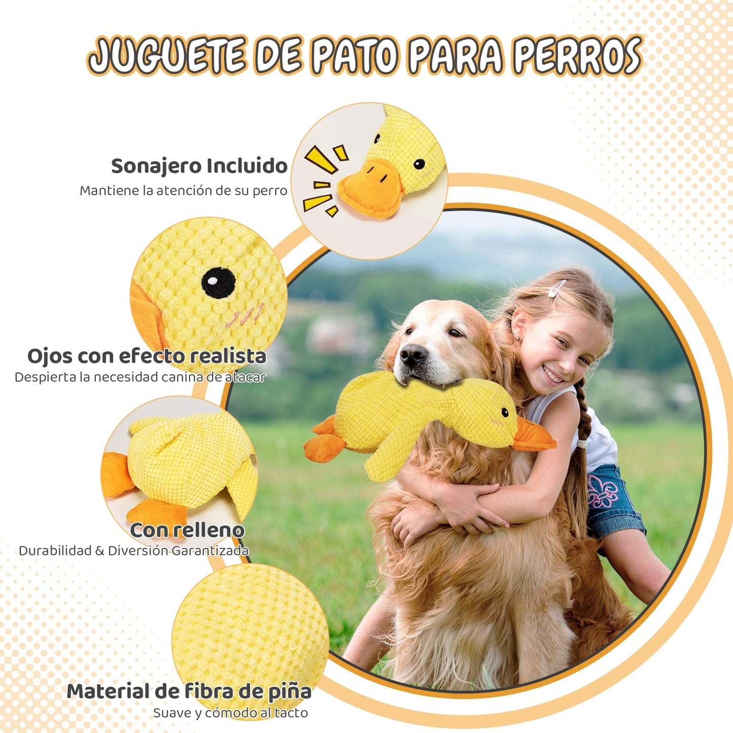 wishkit Juguete Peluche para Perro, Juguetes para Perros ansiosos, Paquete de 3 Juguetes para Masticar para Perros, Juguetes para Cachorros, Juguetes de Cuerda con Nudos para Limpieza Dental