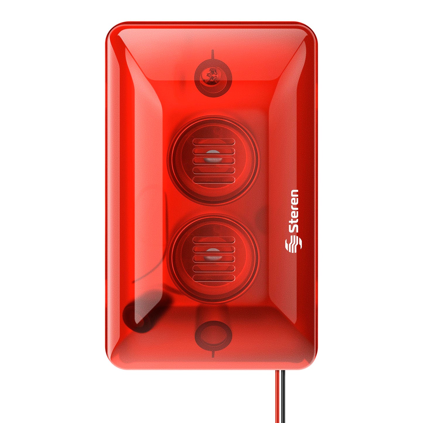 Alarma Sonora Steren roja con Luz Estroboscópica ALA-140